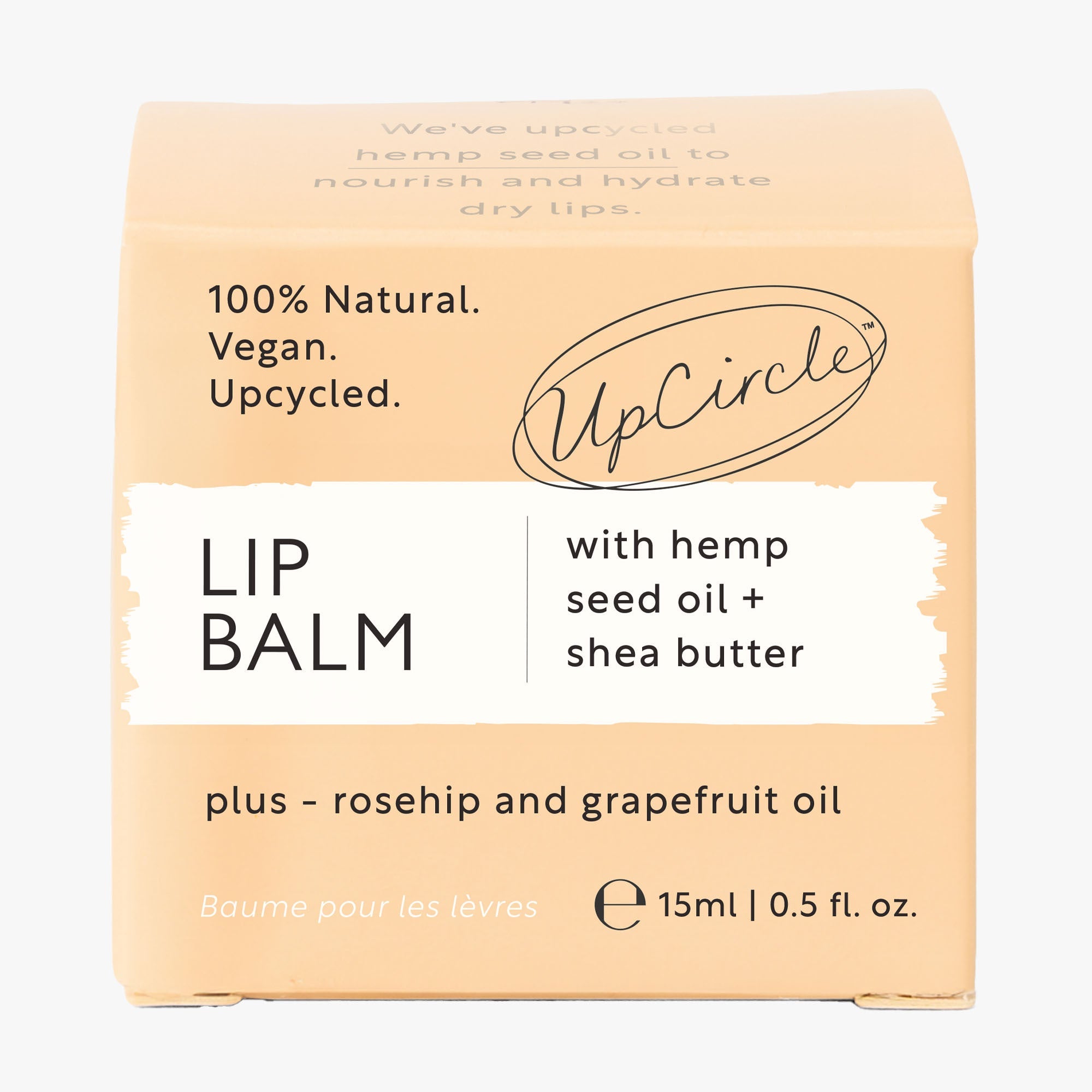 Lip Balm with Hemp Seed Oil by UpCircle