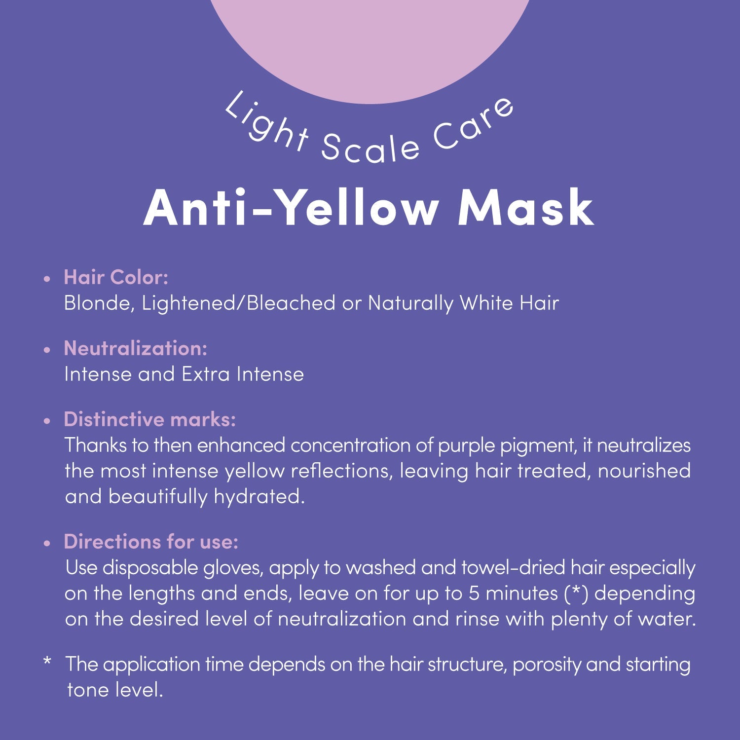 Light Scale Care Anti-Yellow Mask by Lisap Milano