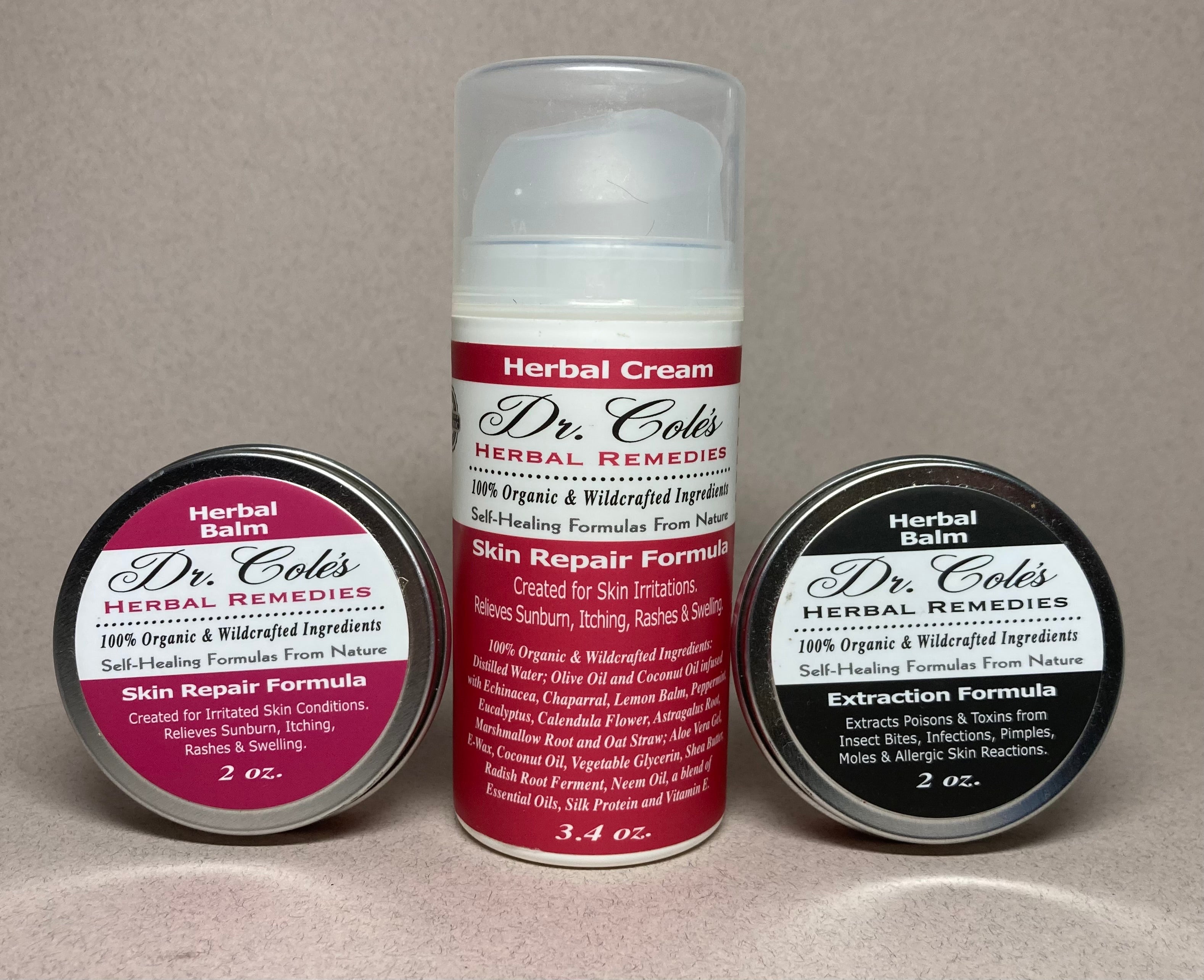 M08 - Skin Repair & Extraction Bundle by COLEHERBALS LLC