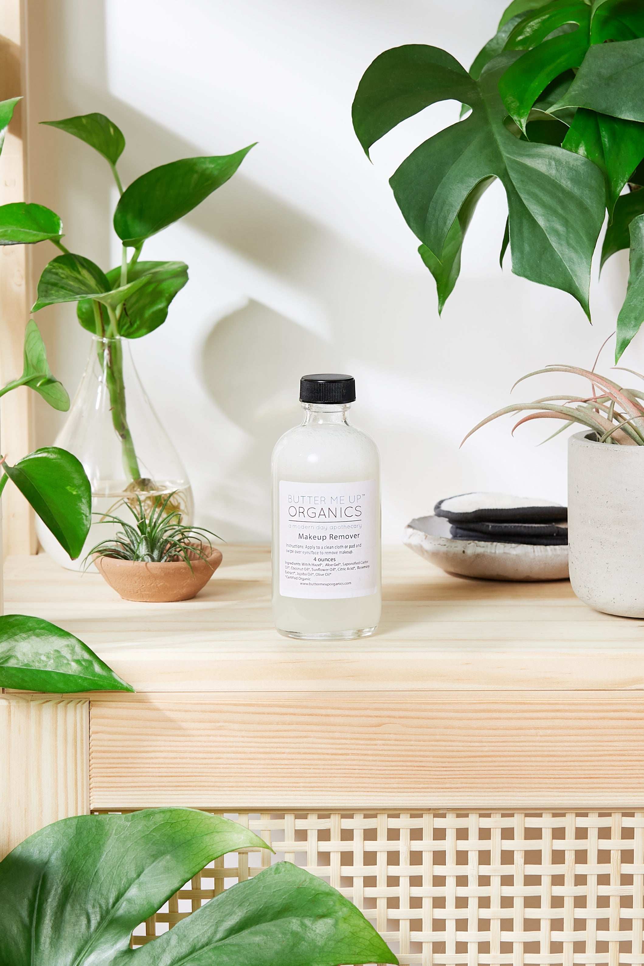 Organic Makeup Remover / Toxin Free / Gentle / Sensitive Skin / Organic Skincare / Butter Me Up Organics by Butter Me Up Organics