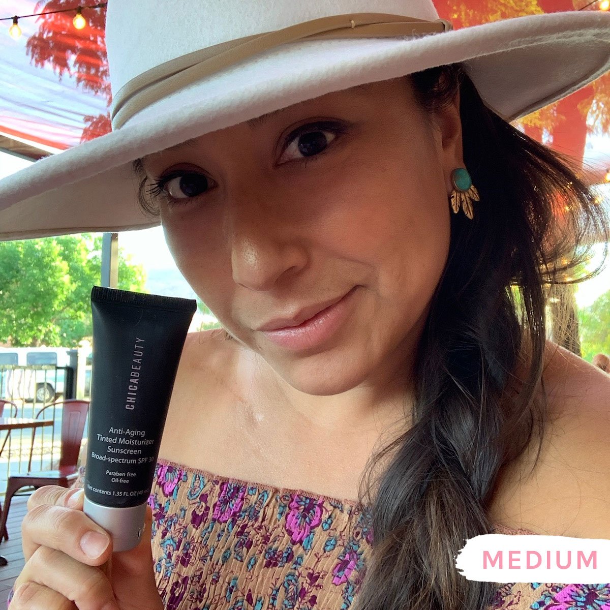 Anti-Aging Tinted Moisturizer Sunscreen Broad-Spectrum SPF 30 by Chica Beauty by Chica Beauty