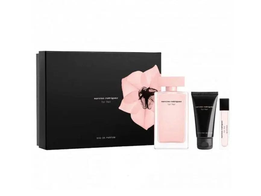 Narciso Rodriguez For Her Eau De Parfum (3pc Gift Set) by perfumesandrea