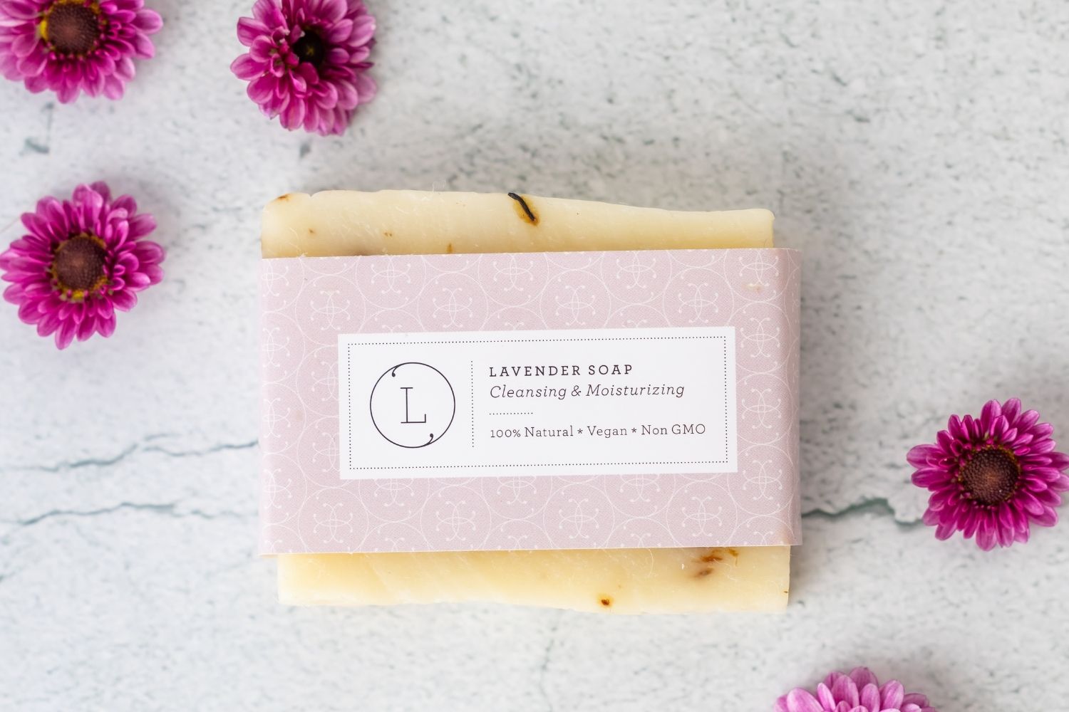 2x Natural Cold Process Soap Bar with Essential oils - Choose your scent by Lizush