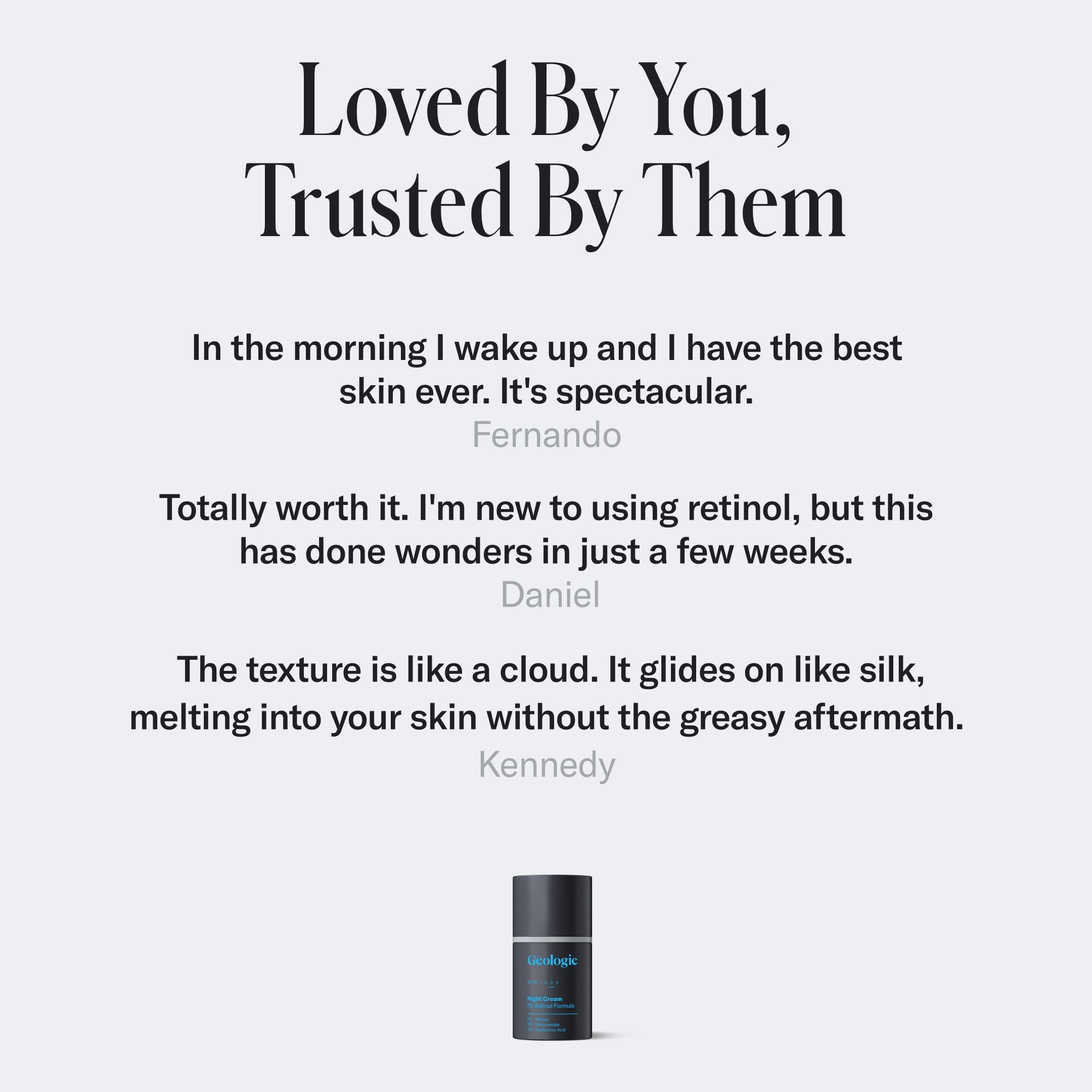 Retinol Night Cream by Geologie