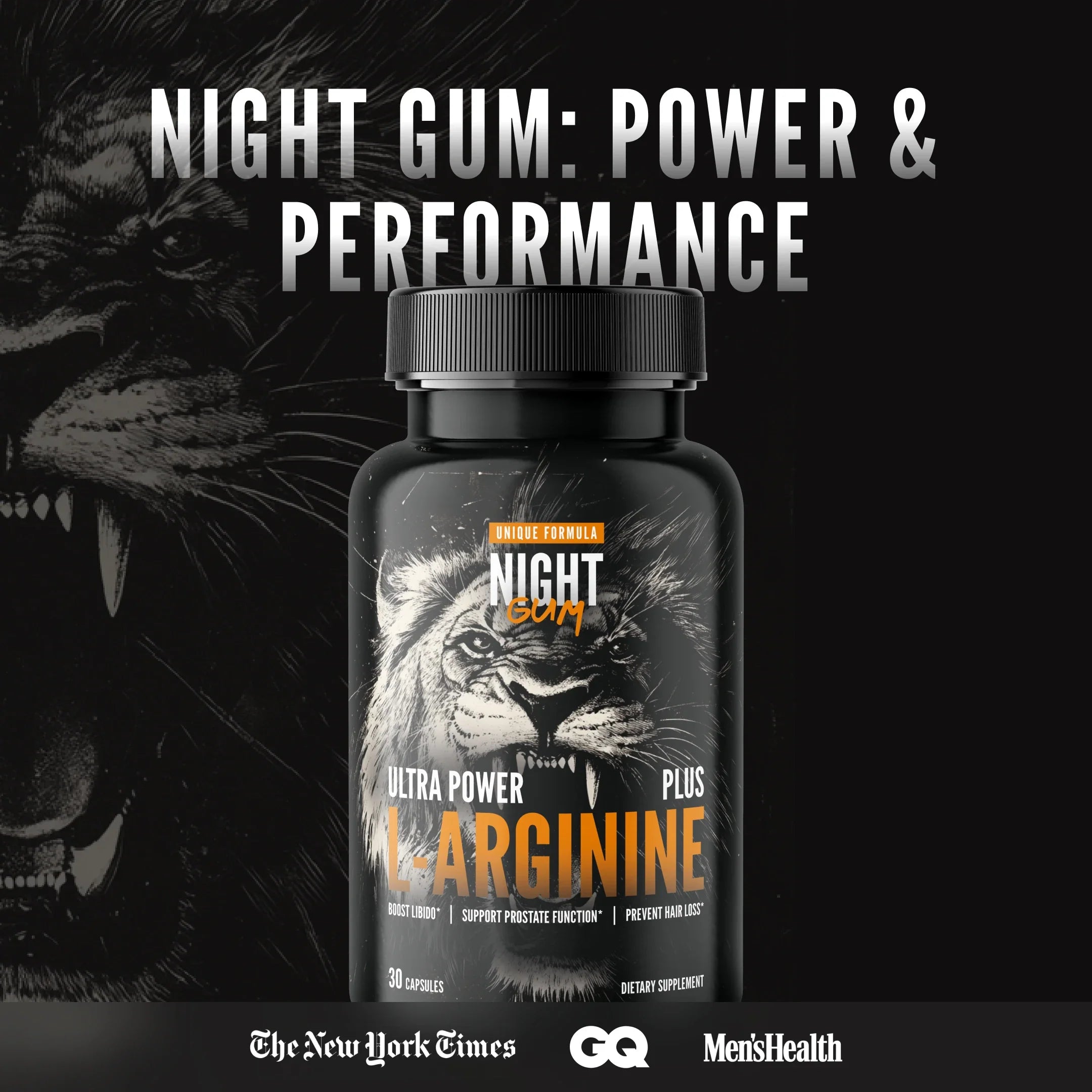 Night Gum Ultra Power L-Arginine Plus by RevitMe - Supplements Store