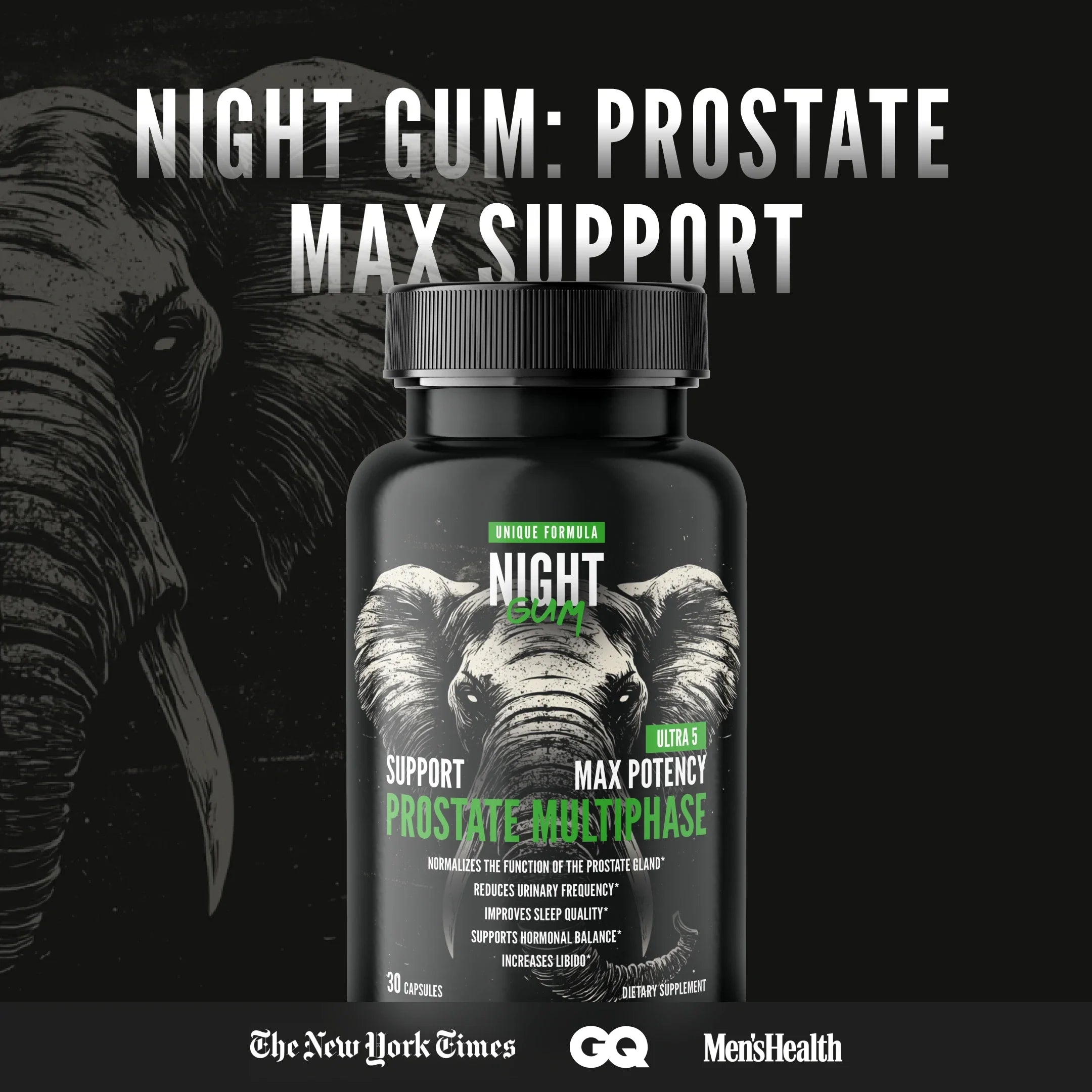 Night Gum Prostate Multiphase Support by RevitMe - Supplements Store
