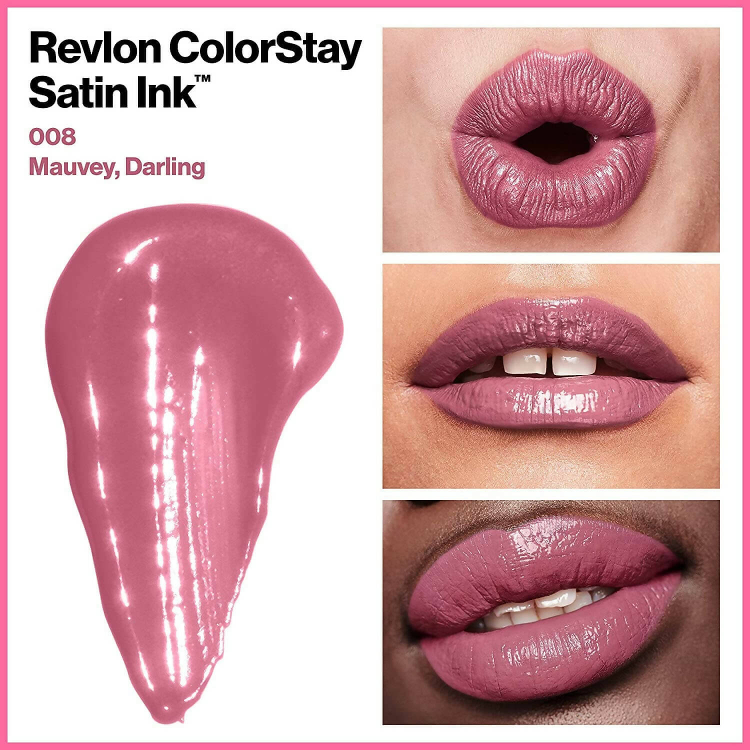 Revlon Colorstay Satin Ink Liquid Lip Color - Mauvey Darling by Dista