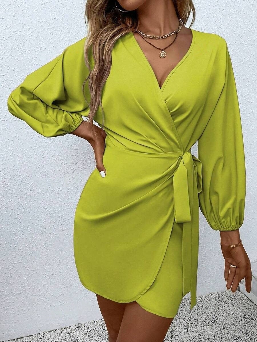 Spring Summer Women Clothing Sexy Lacing Satin Dress by Ragazza