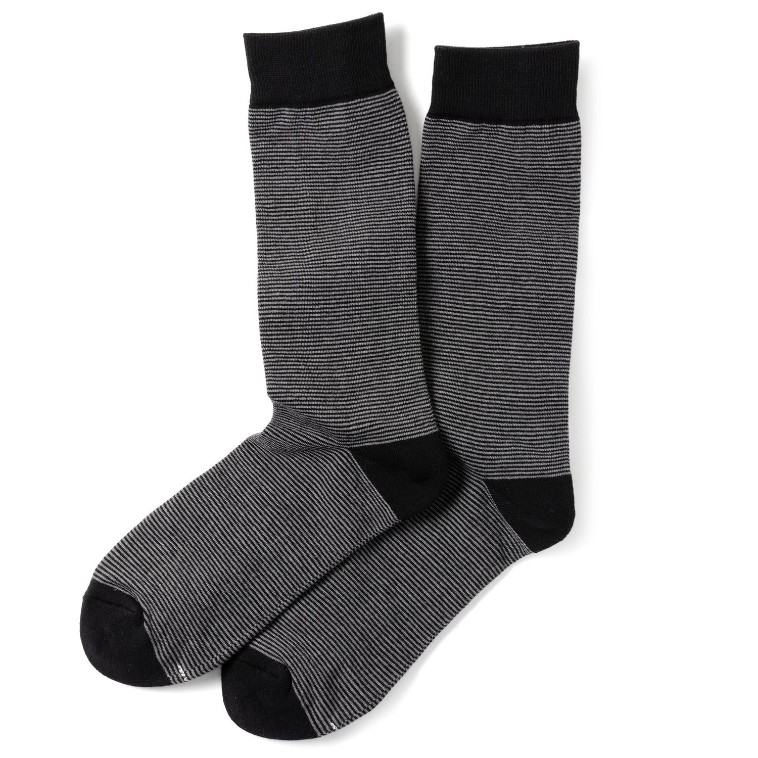 Striped Gray Black Men&