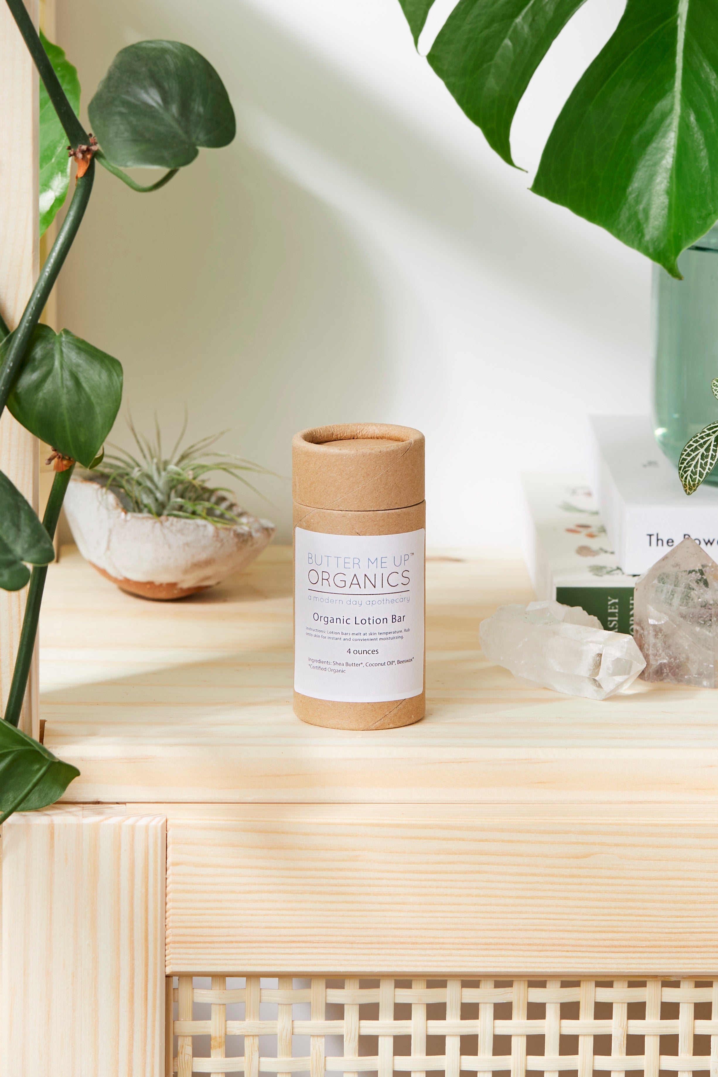 Organic Lotion Bar Shea Butter and Coconut Oil by Butter Me Up Organics