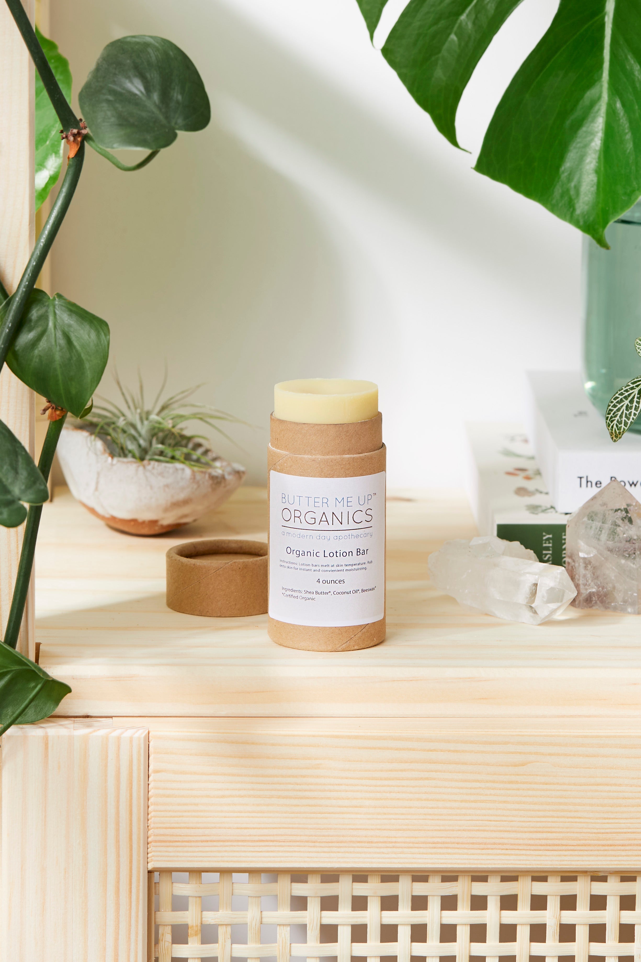 Organic Lotion Bar Shea Butter and Coconut Oil by Butter Me Up Organics