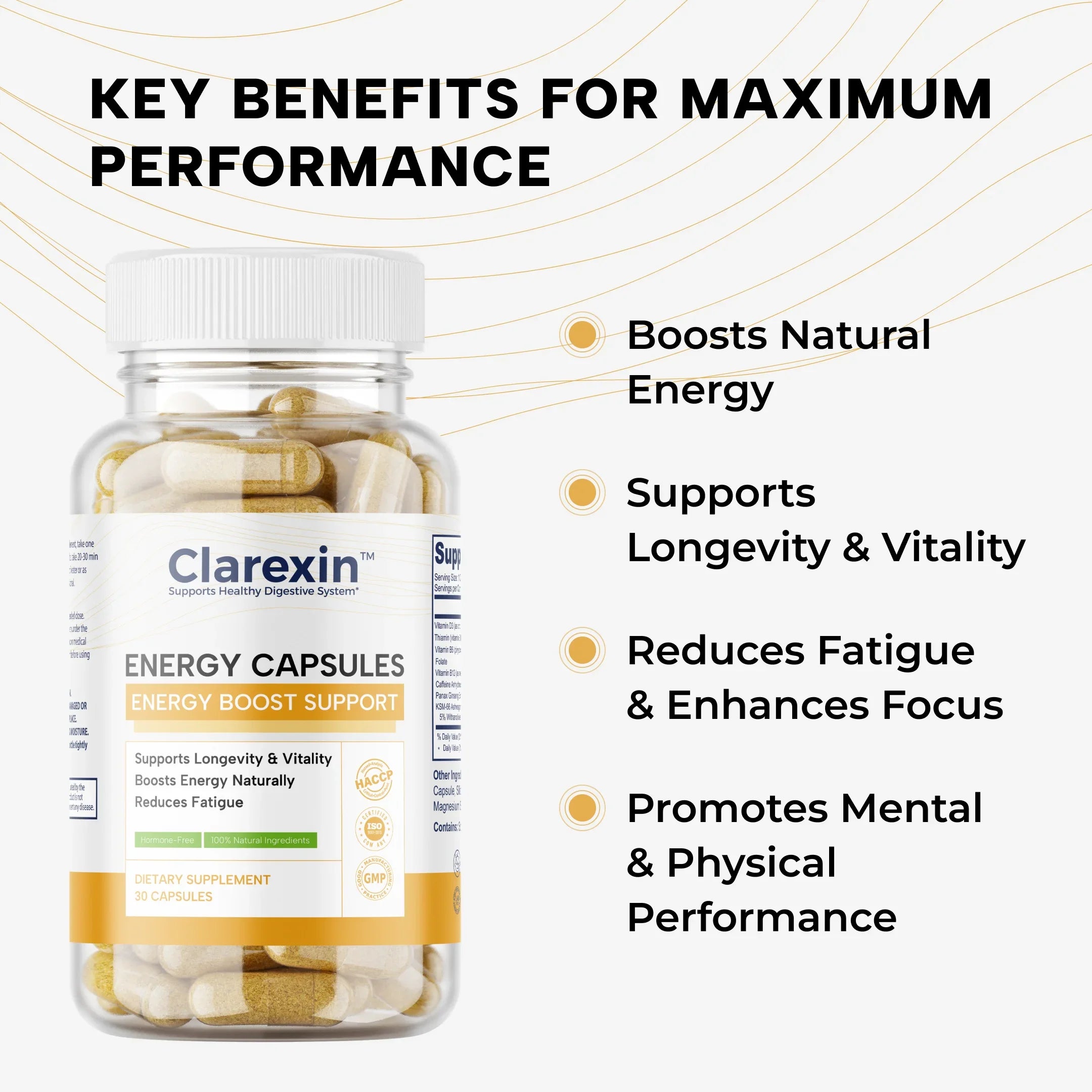 Clarexin Energy Capsules by RevitMe - Supplements Store