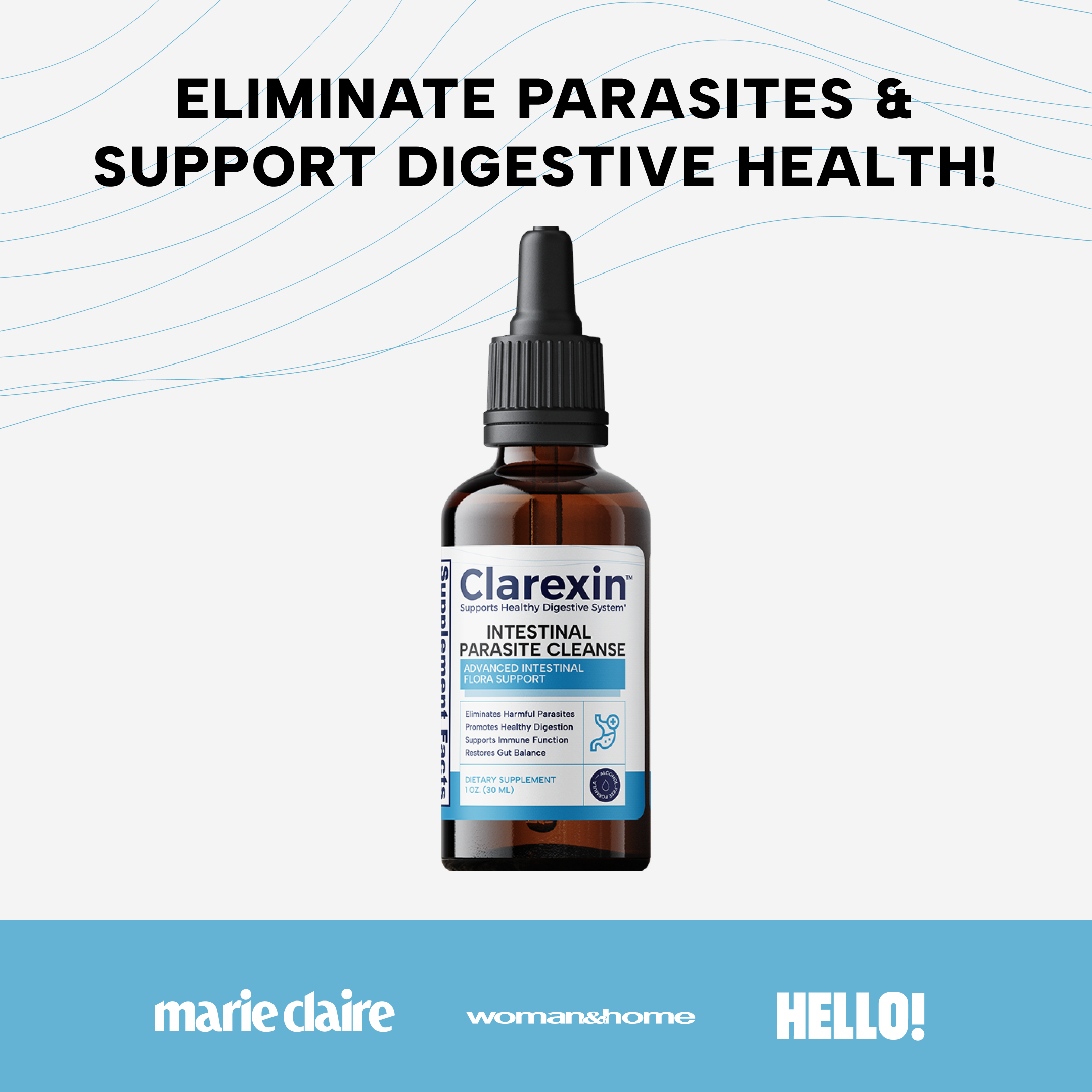 Clarexin Intestinal Parasite Cleanse by RevitMe - Supplements Store