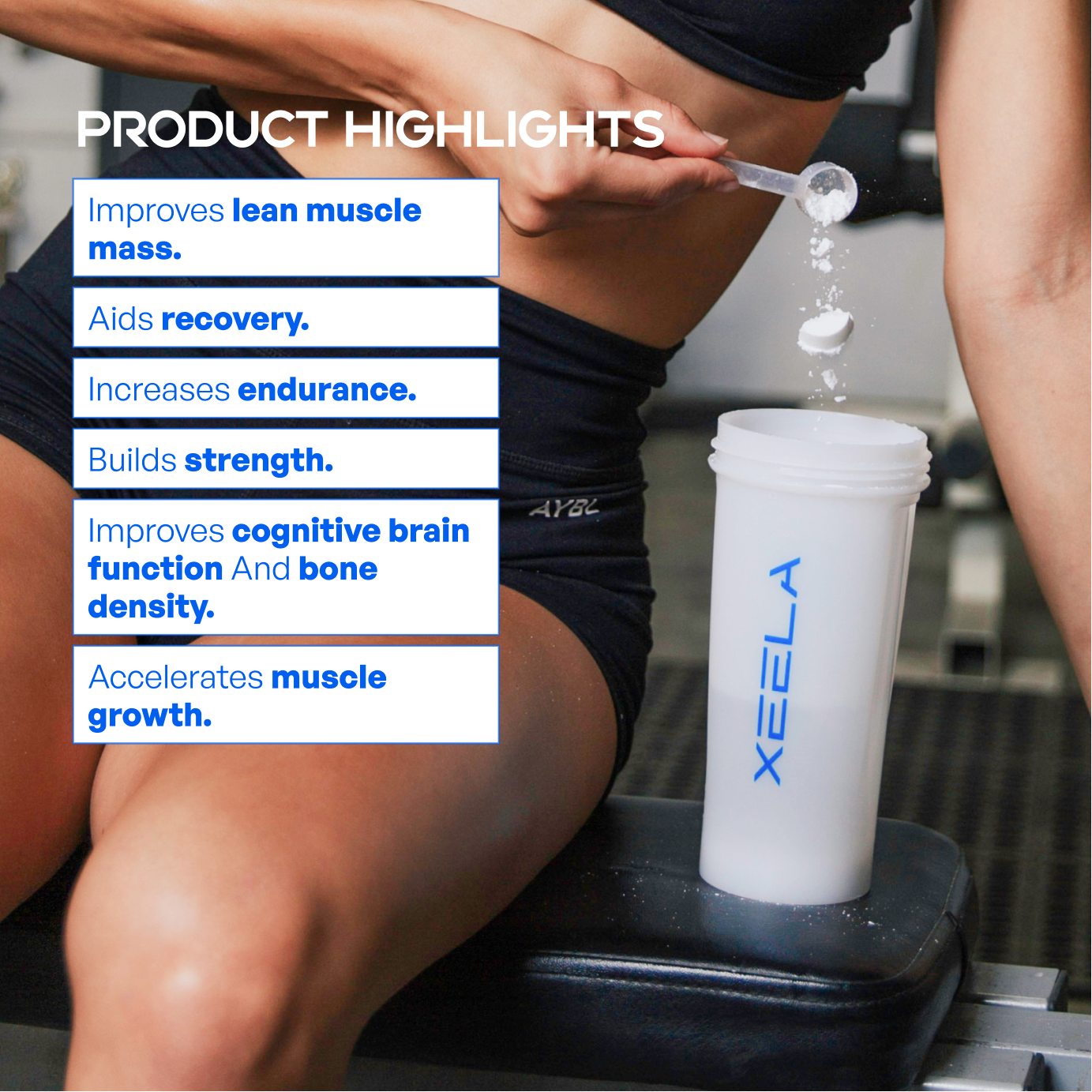 CLEAN CREATINE by Xeela® Fitness