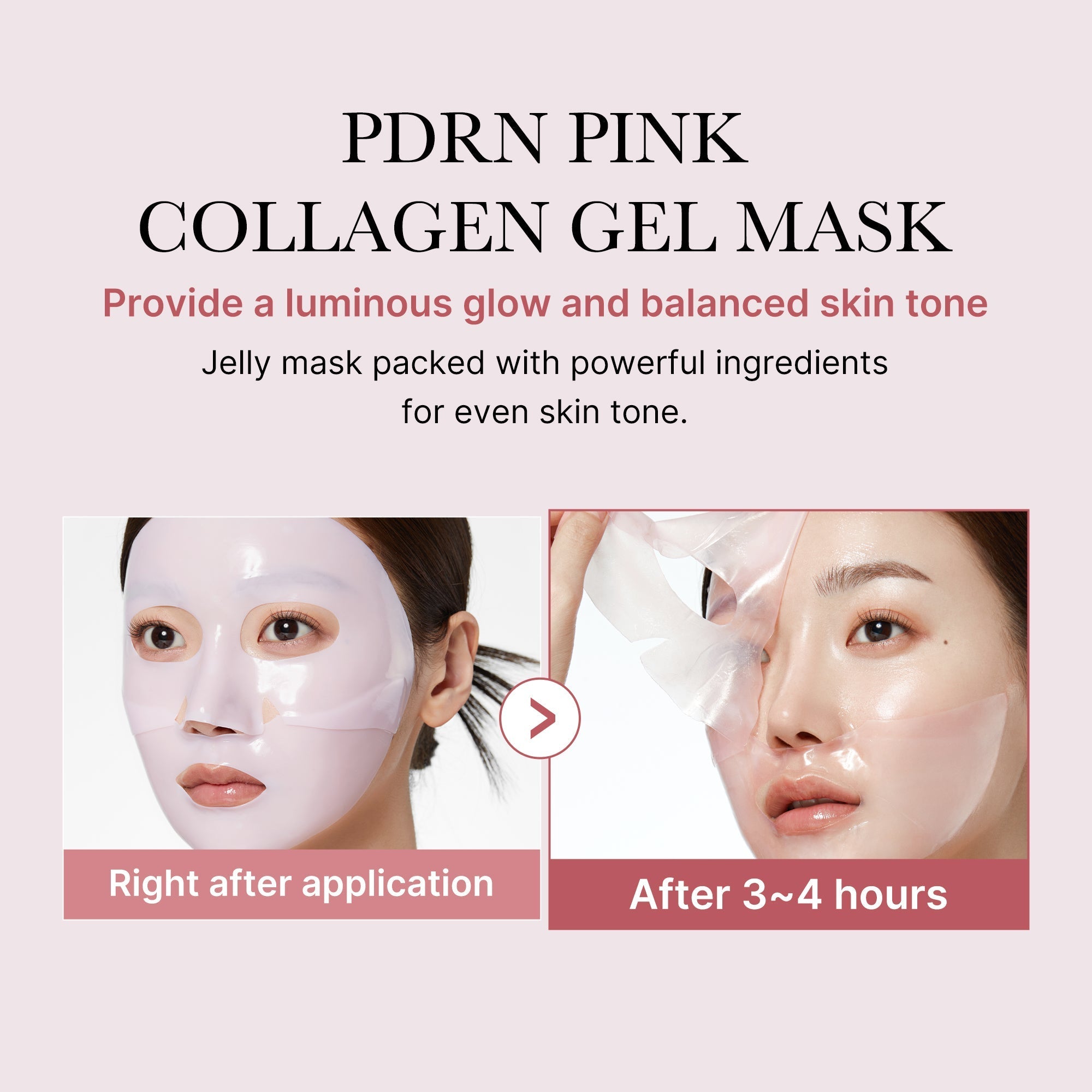 Salmon PDRN Pink Collagen Jelly Gel Mask by Korean Skin Care