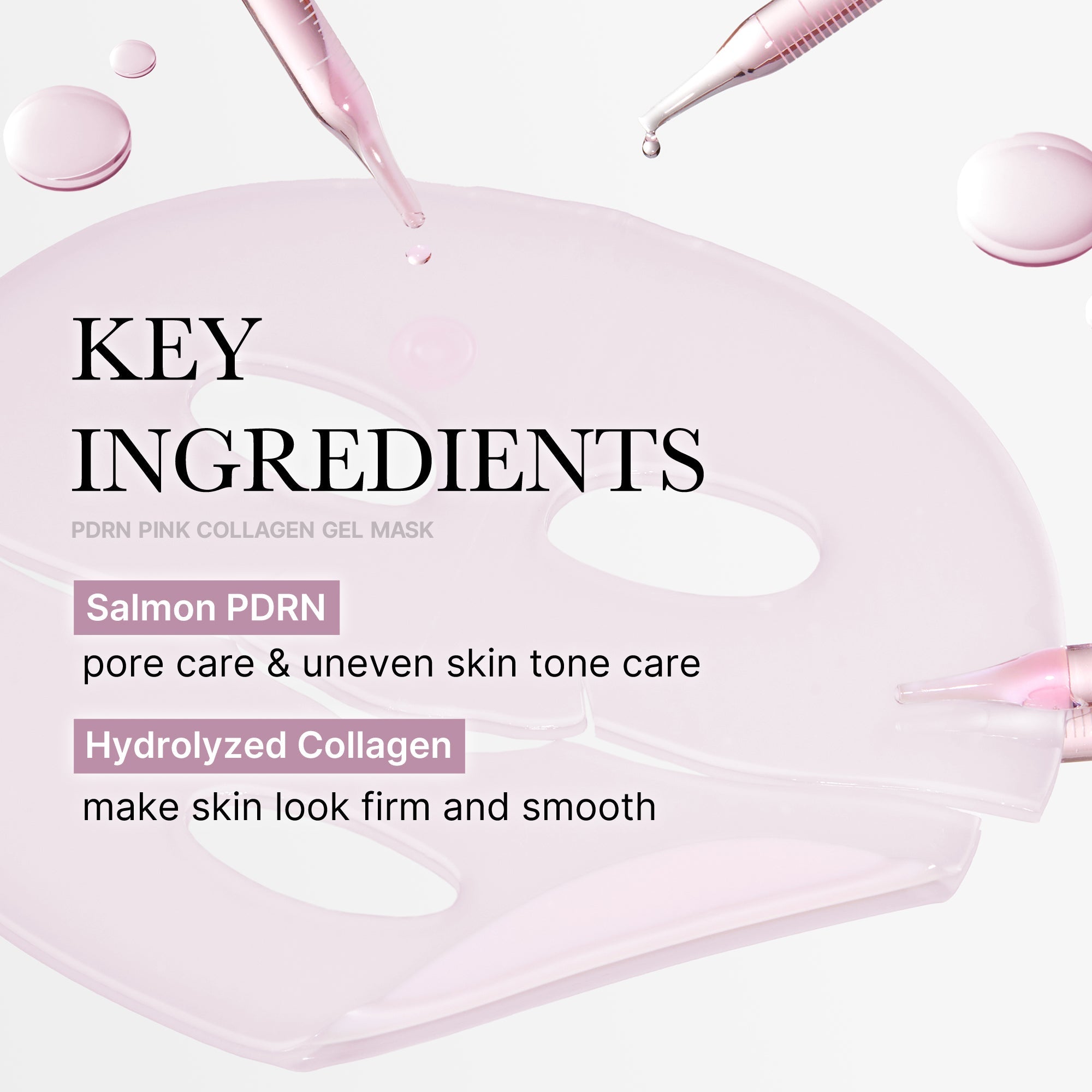 Salmon PDRN Pink Collagen Jelly Gel Mask by Korean Skin Care
