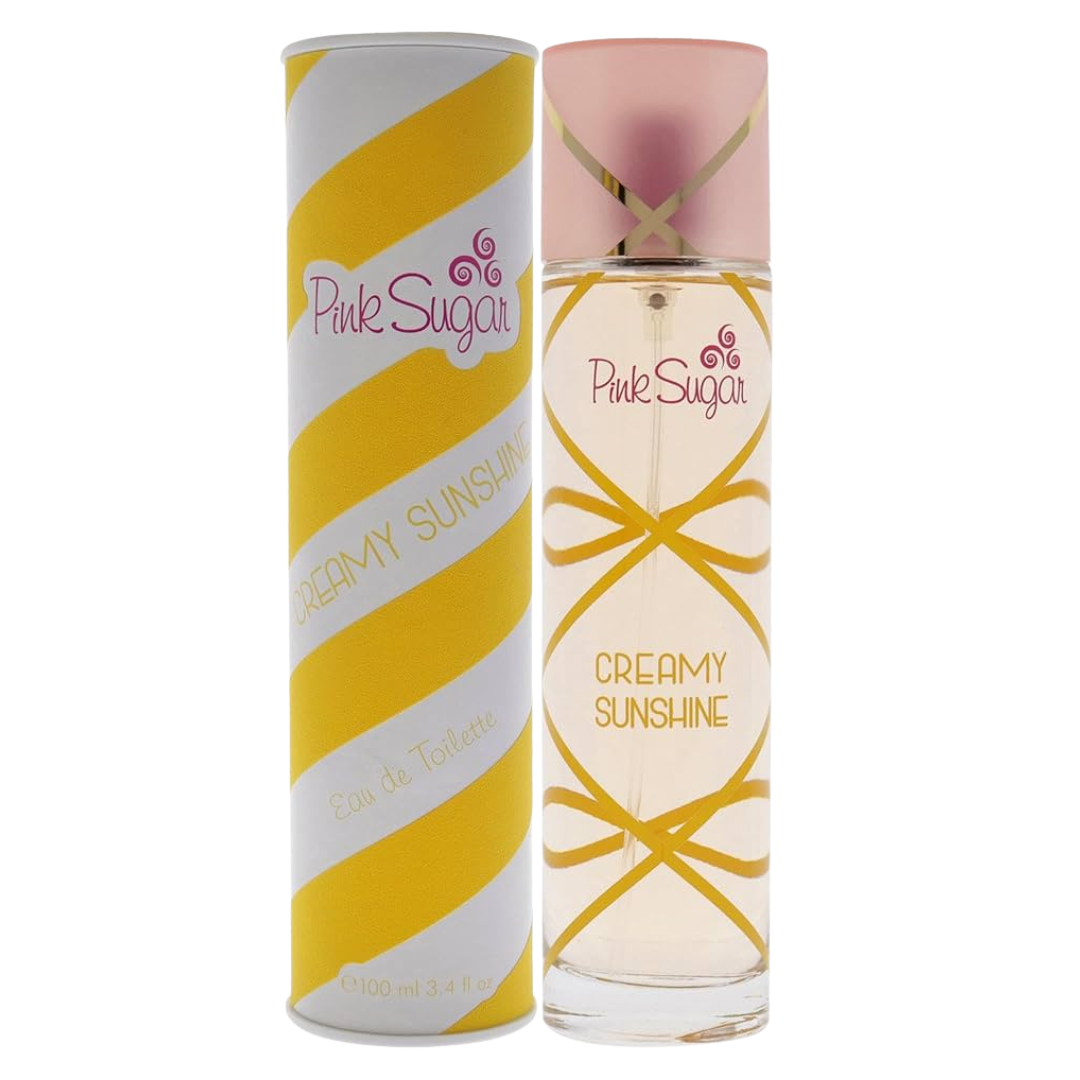 Pink Sugar Cream Sunshine Eau de Parfum Spray for Women (3.4 oz) by Farmacias Savia