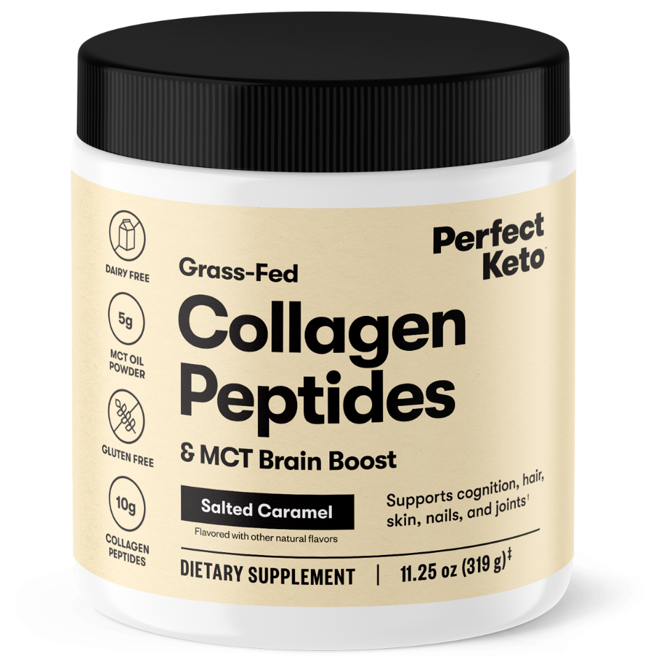Grass-Fed Collagen Peptides & MCT Brain Boost by Perfect Keto
