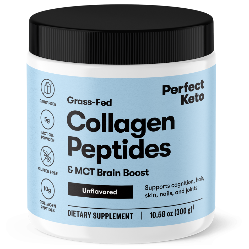 Grass-Fed Collagen Peptides & MCT Brain Boost by Perfect Keto