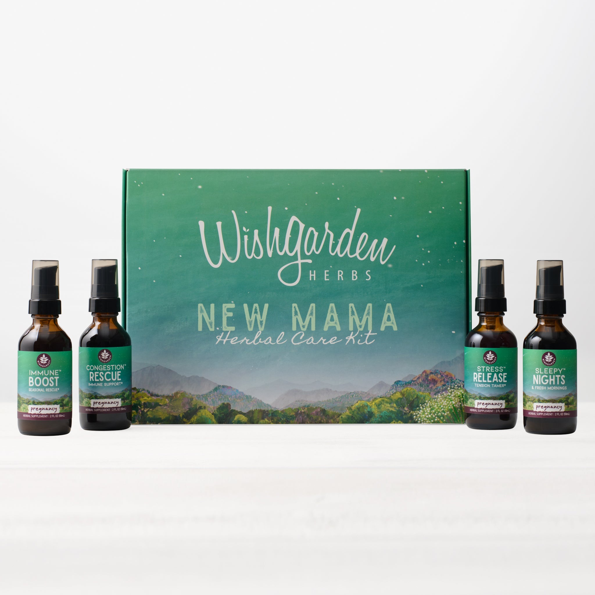 Pregnancy Essentials Kit with Gift Box by WishGarden Herbs