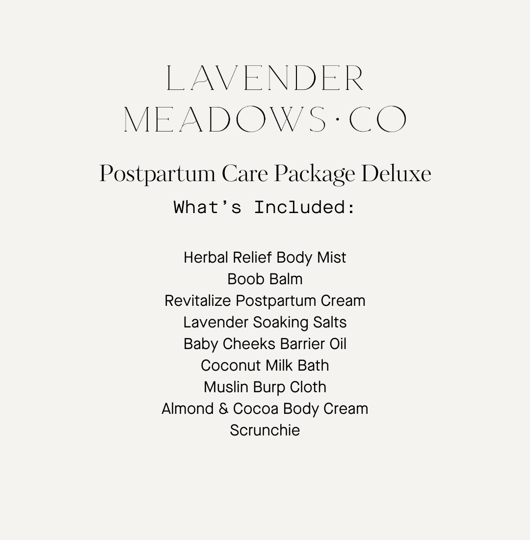 Postpartum Care Package Deluxe by Lavender Meadows Co