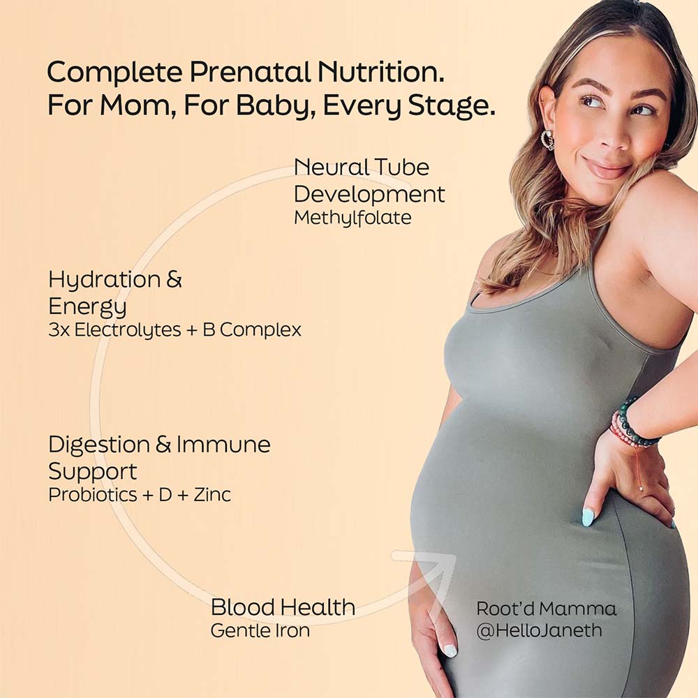 Essential Prenatal Nutrition + Electrolytes by Root&