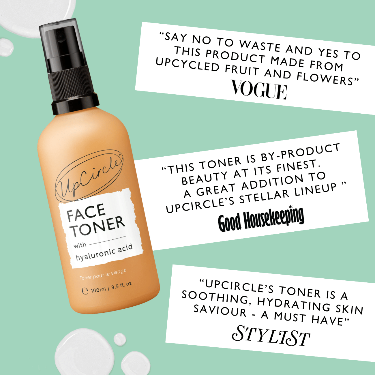 Face Toner with Hyaluronic Acid by UpCircle