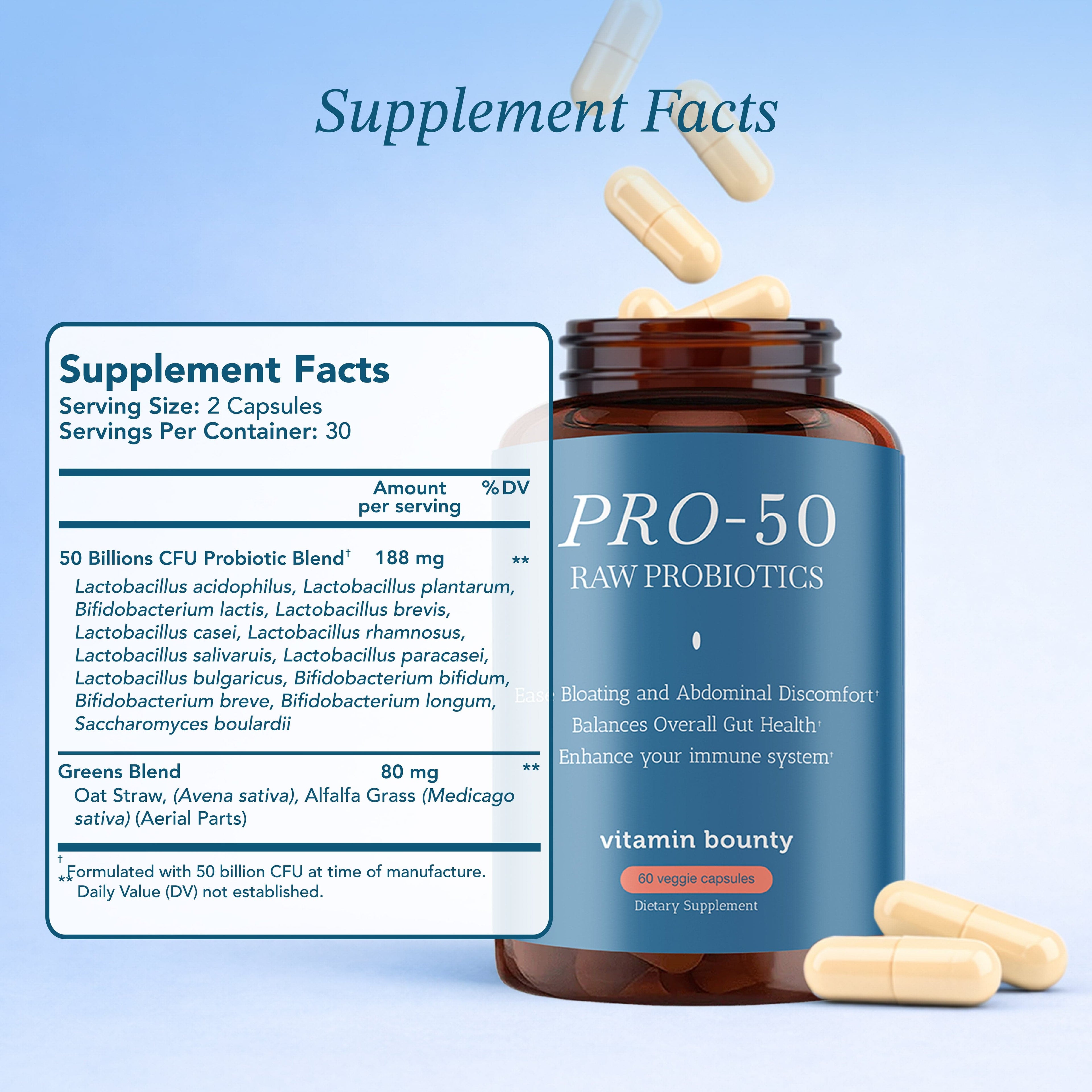 Pro-50 Probiotic by Vitamin Bounty