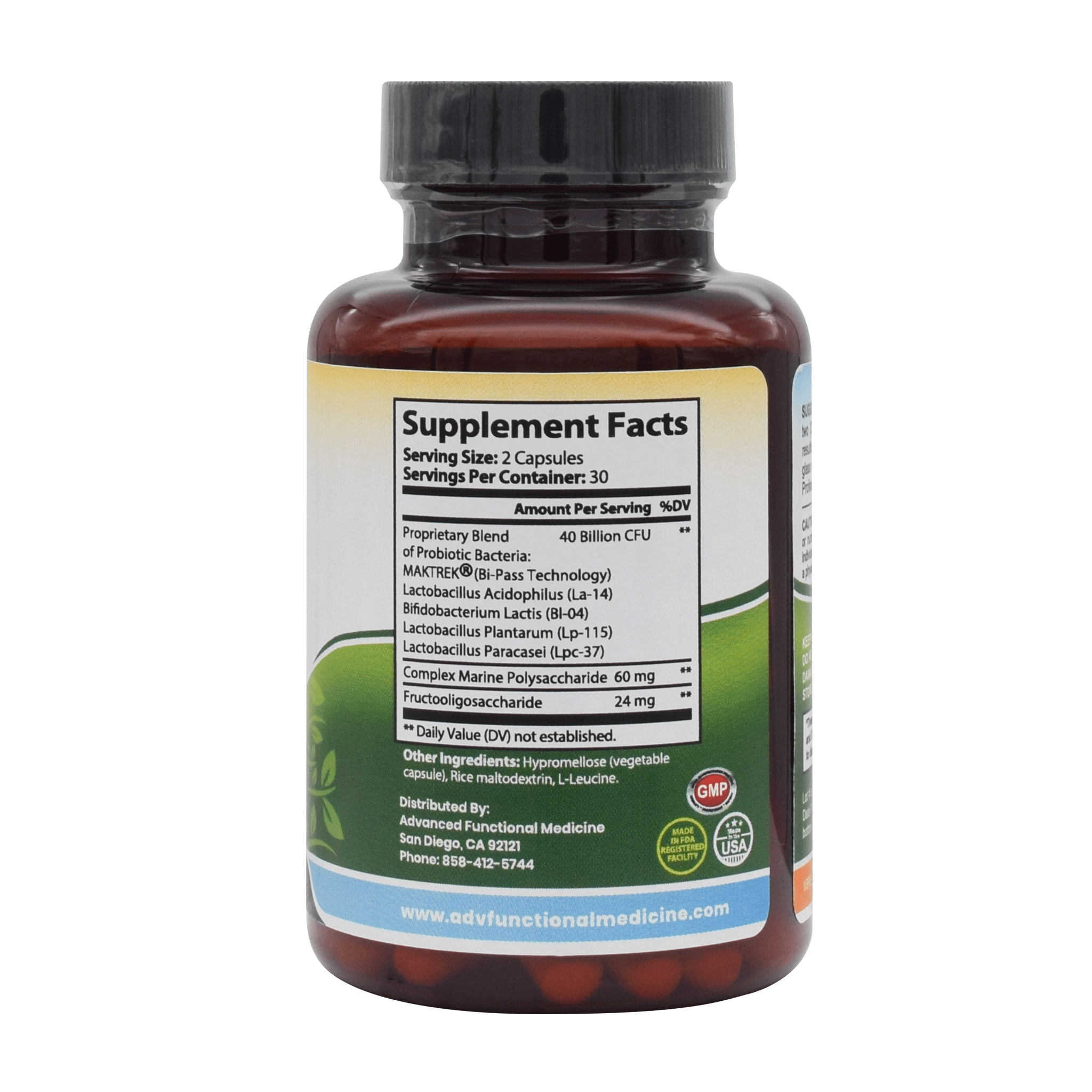Probiome Balance (professional grade, high-potency probiotic) by Advanced Functional Medicine Supplements