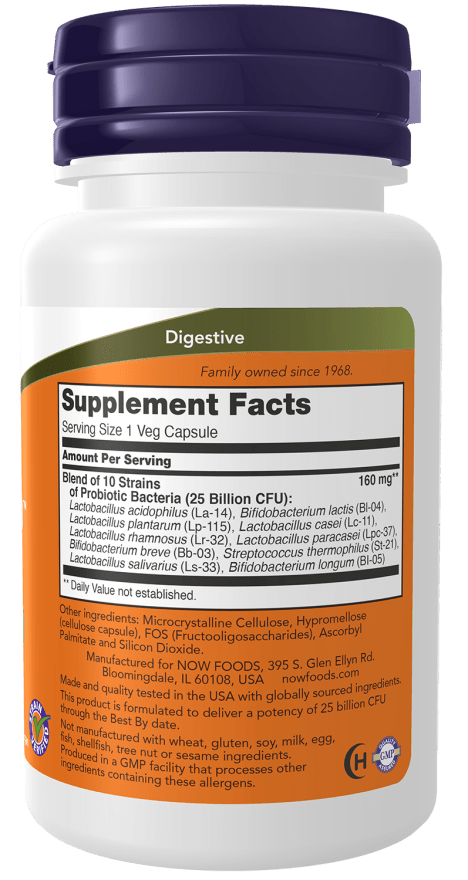Probiotic-10 25 Billion CFU by Country Life Natural Foods
