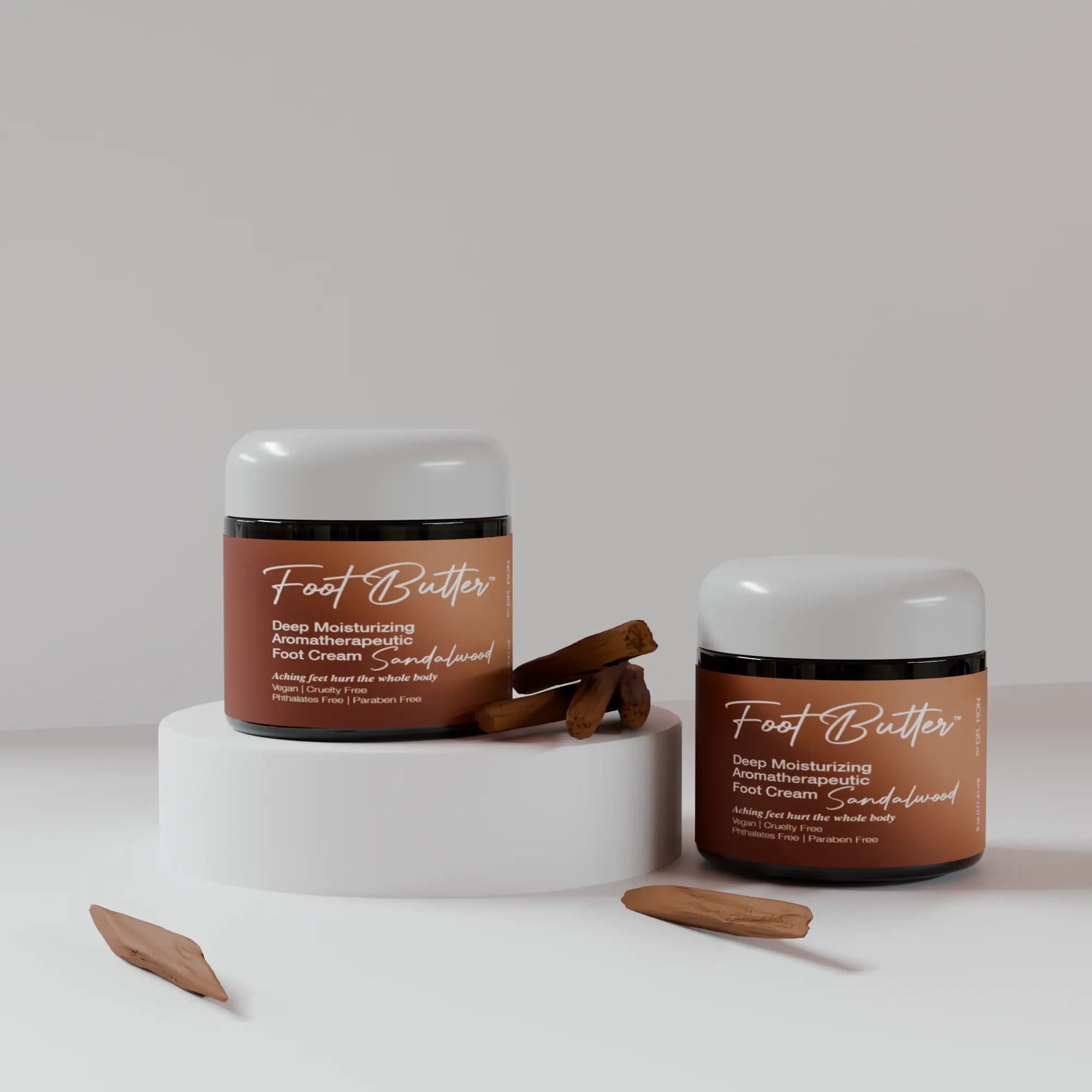 Sandalwood Foot Butter – Deep Moisturizing Foot Cream for Dry, Rough Skin by Foot Butter by Dr Ron