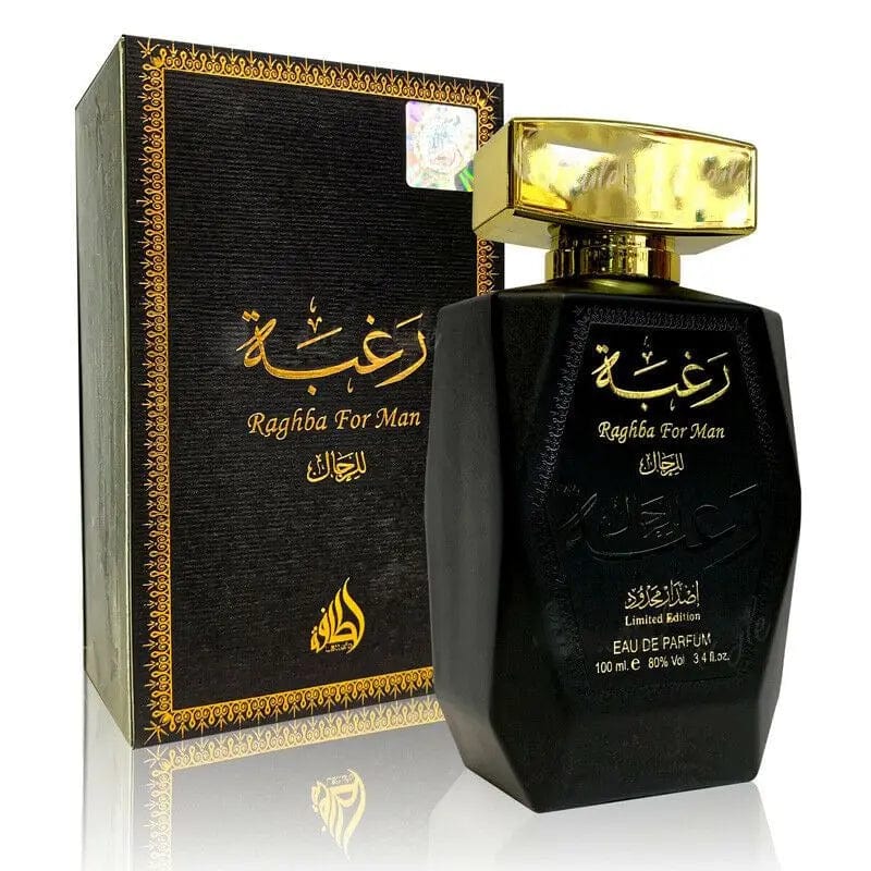 Raghba By Lattafa For Man 3.4oz Eau De Parfum Spray by perfumesandrea
