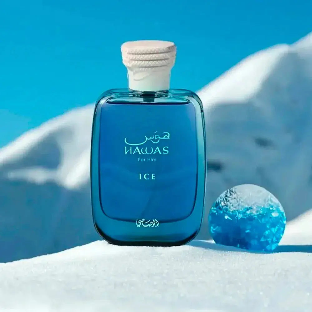 Rasasi Hawas Ice For Men 3.38 oz Eau De Perfume Spray by perfumesandrea