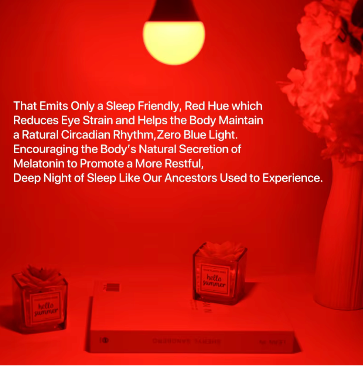 Lightbulb Circadian Friendly - Red by DreamWalkerz