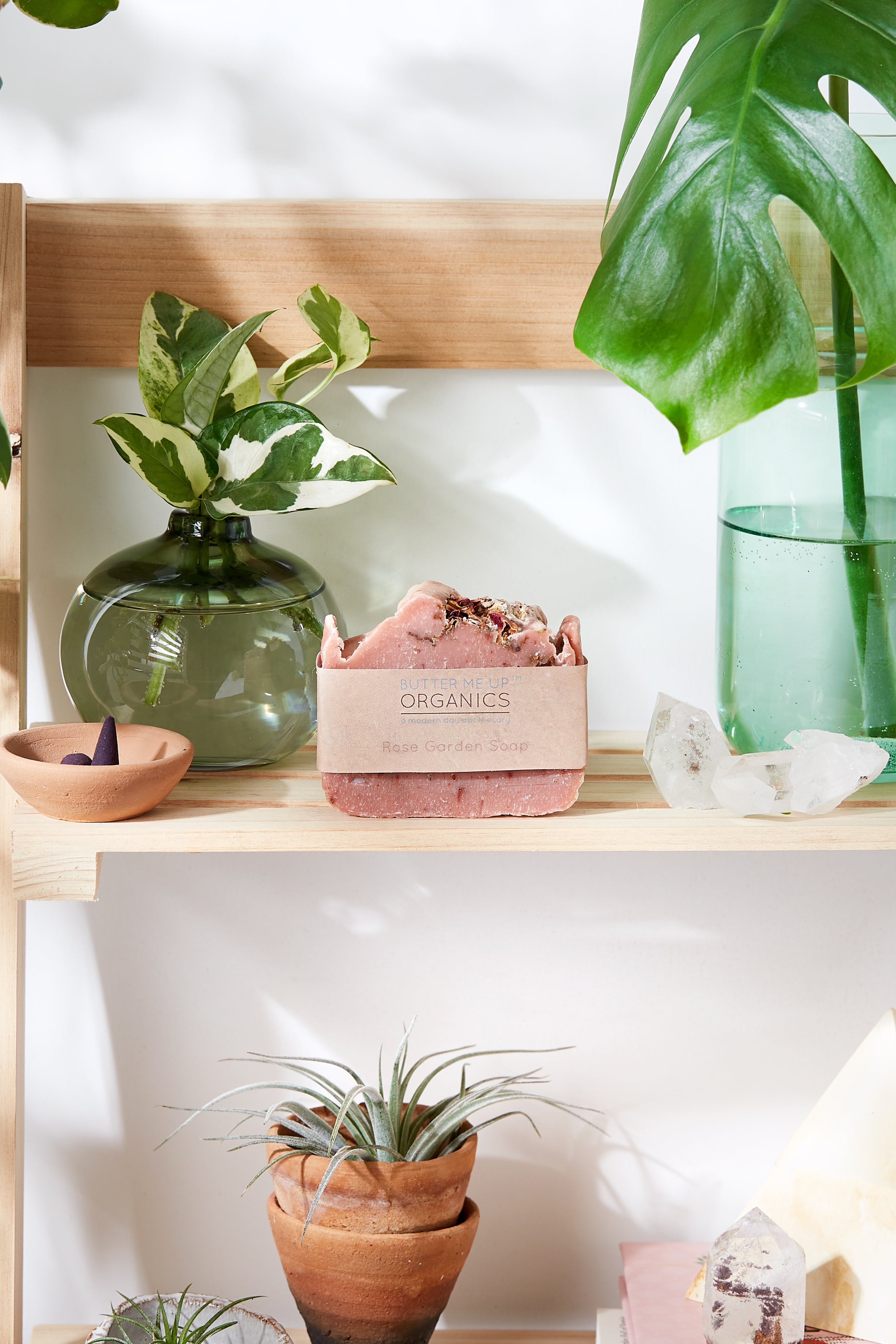 Rose Garden Organic Soap / Vegan Soap / Palm Free by Butter Me Up Organics