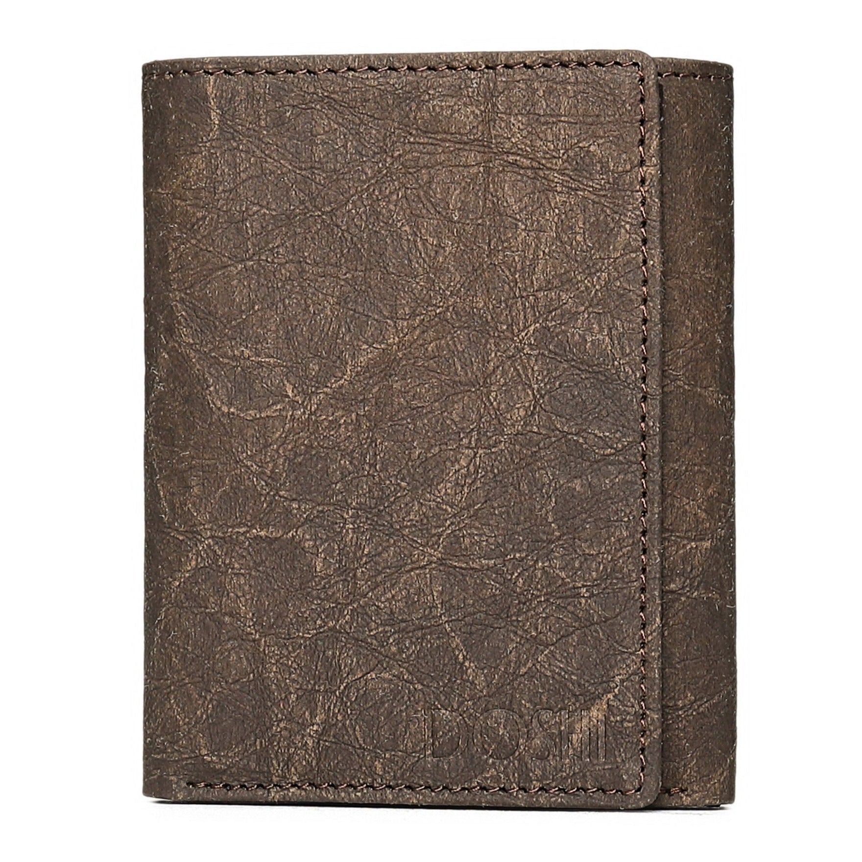 Italian Kraft Paper Sustainable Vegan Trifold Wallet by Doshi FCSA