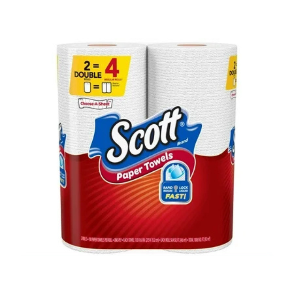 Scott Choose-A-Sheet Paper Towels – 2 Rolls by Farmacias Savia