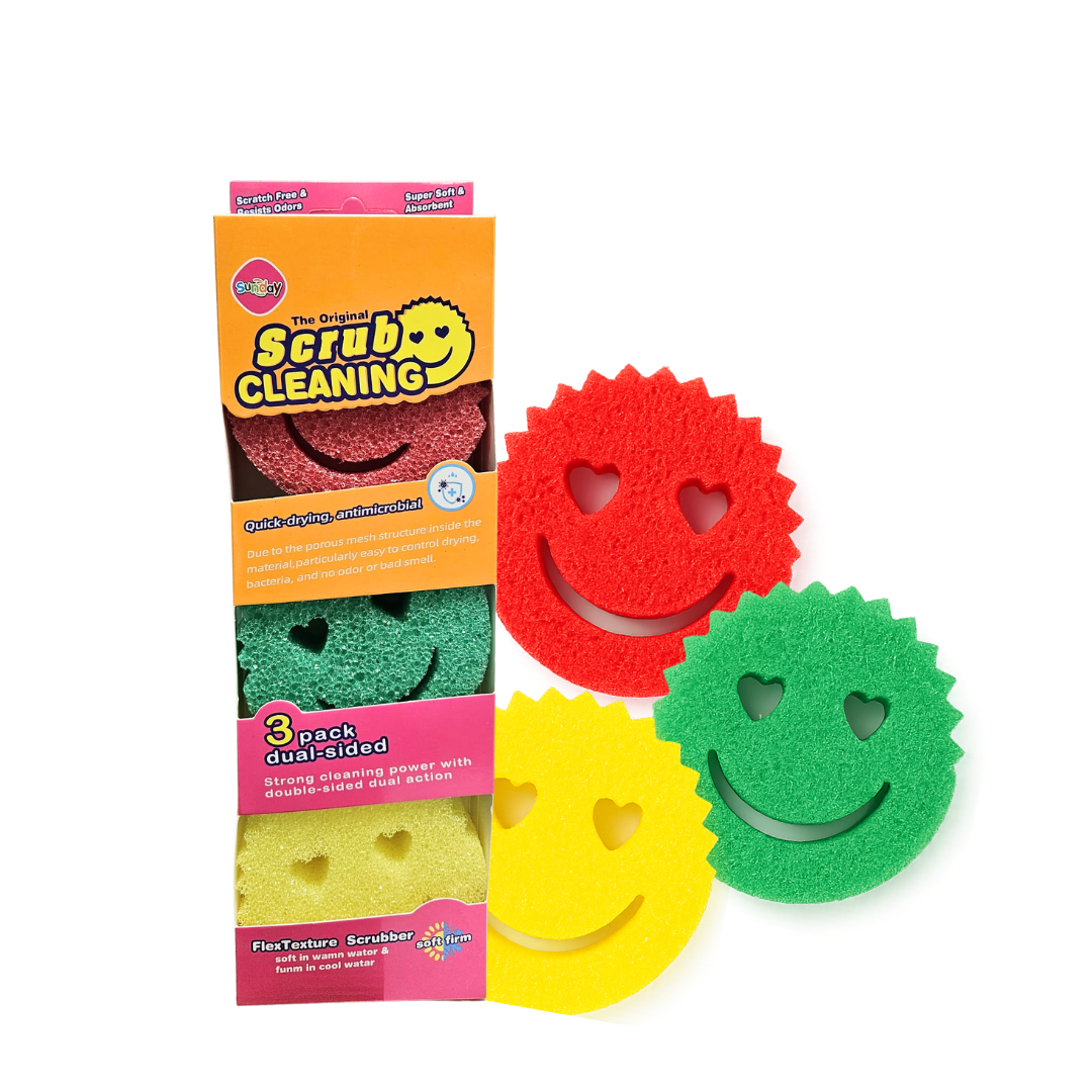 The Original Scrub Cleaning Sponges, 3 pack by Farmacias Savia