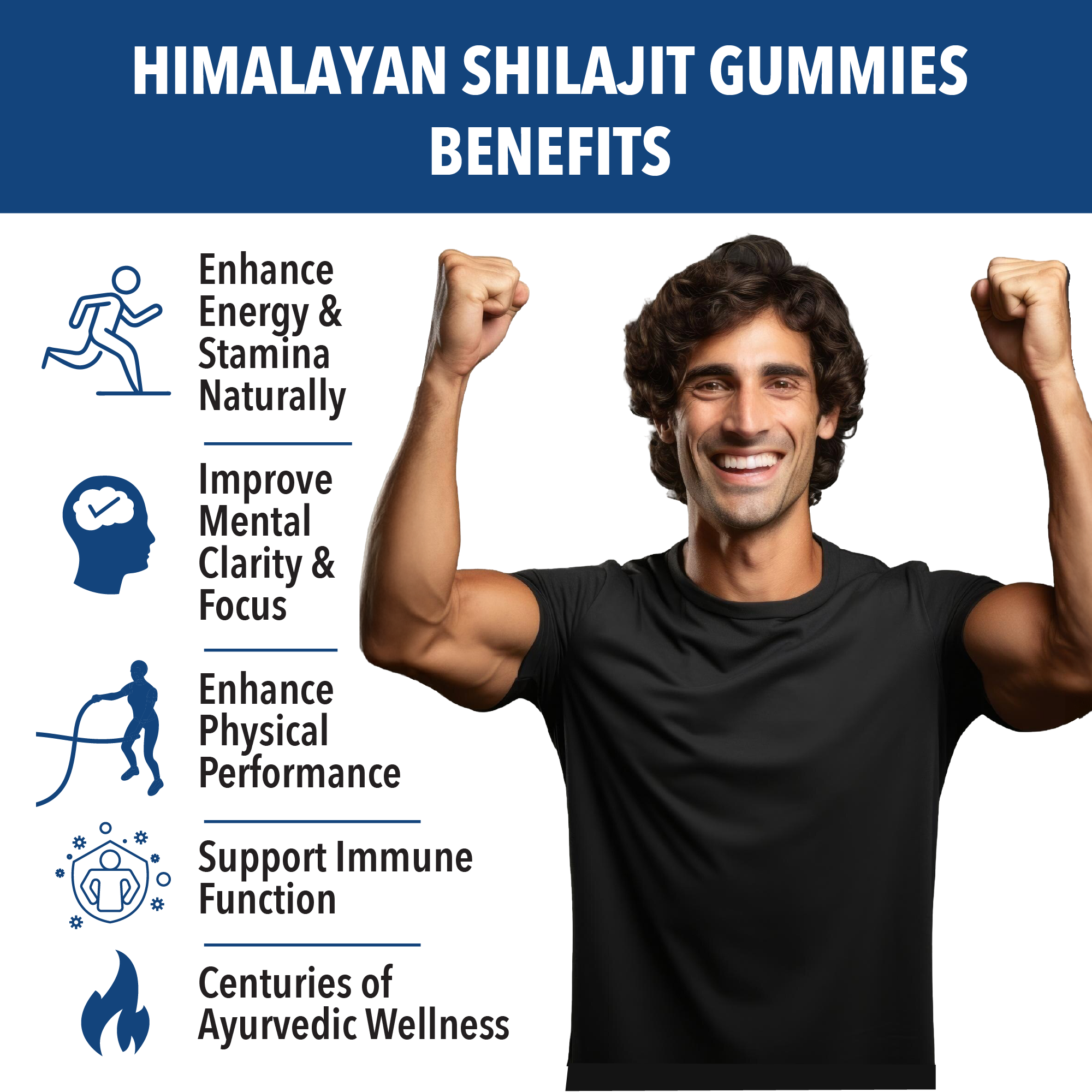 Shilajit Gummies by Siba Vitamins Store