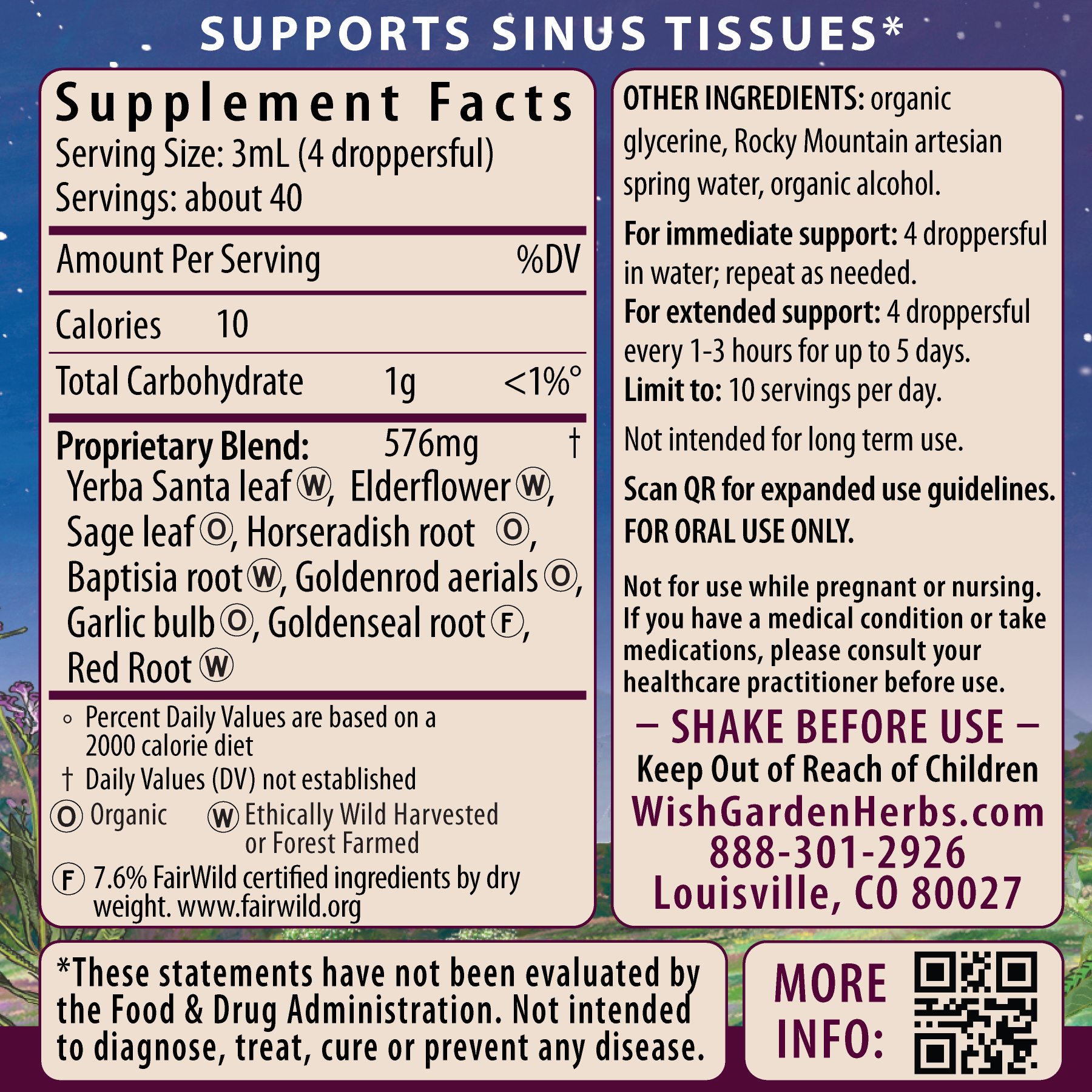 Kick-Ass Sinus, Move & Soothe by WishGarden Herbs