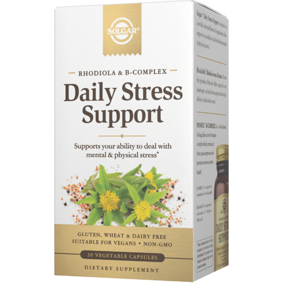 Solgar Daily Stress Support 30 Capsules - 5 Oz by Pasteur Pharmacy