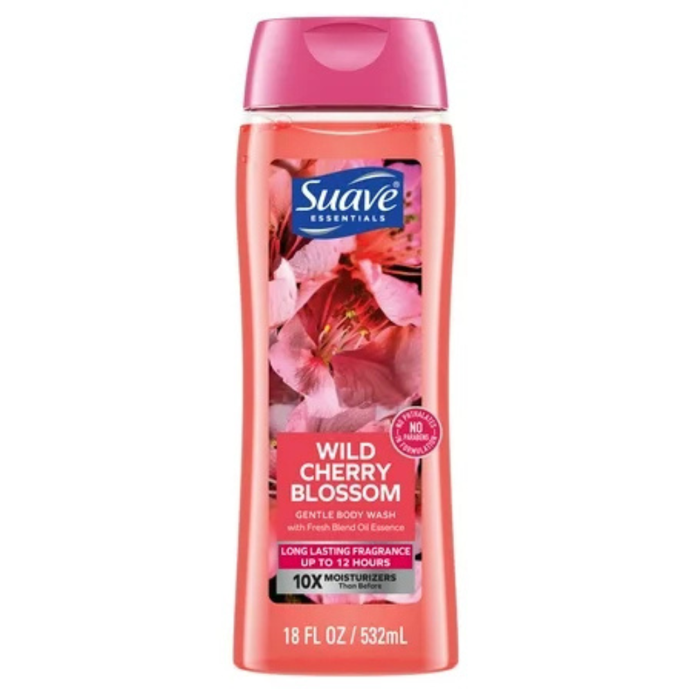 Suave Wild Cherry Blossom Body Wash (18 oz) by Farmacias Savia