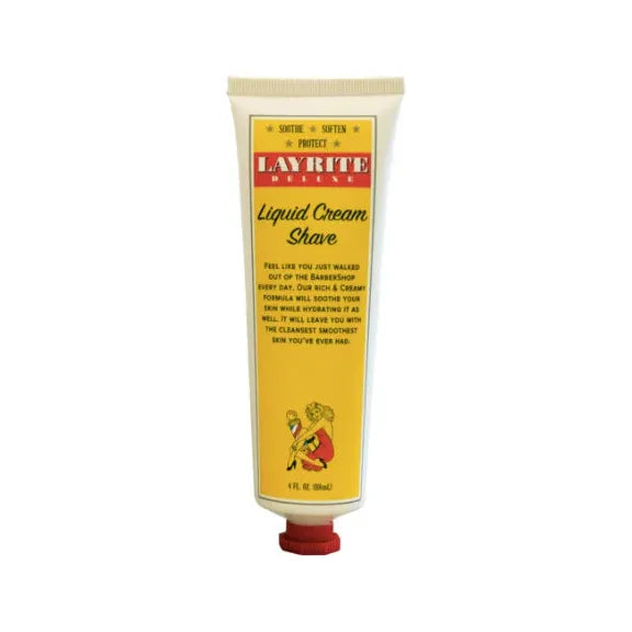 Layrite Deluxe Liquid Cream Shave 4oz by Pasteur Pharmacy