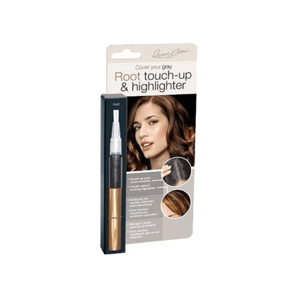 Irene Gari Cover Your Gray for Women Root Touch Up & Highlighter Black 0.07 Oz by Pasteur Pharmacy