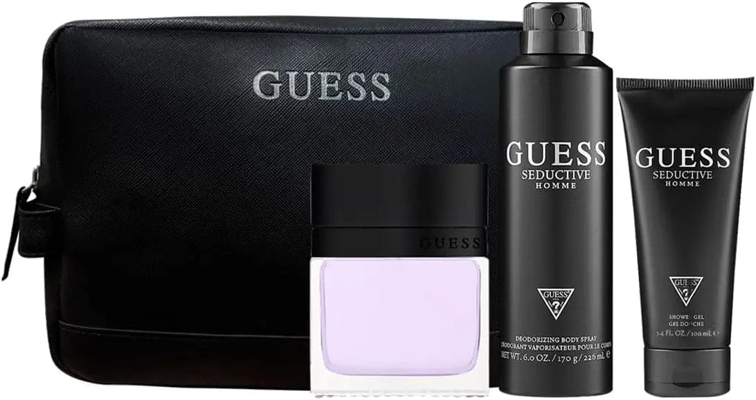Seductive Homme By Guess For Men 4Pcs Set EDT Spray by perfumesandrea