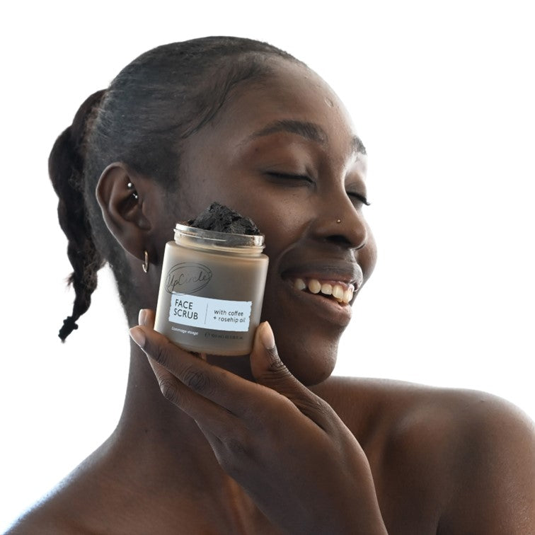 Face Scrub with Coffee + Rosehip Oil by UpCircle