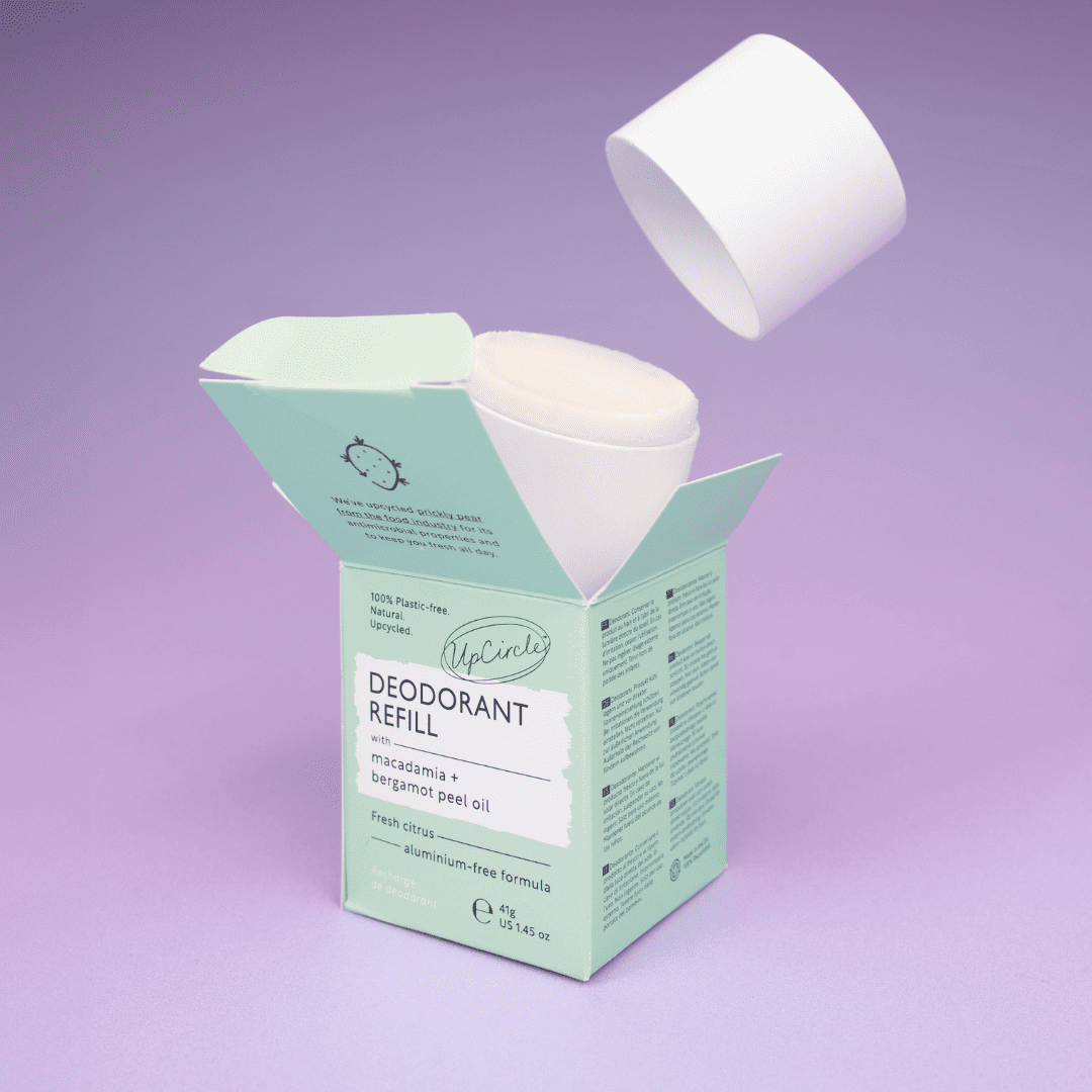 Refillable Deodorant with Macadamia + Bergamot by UpCircle