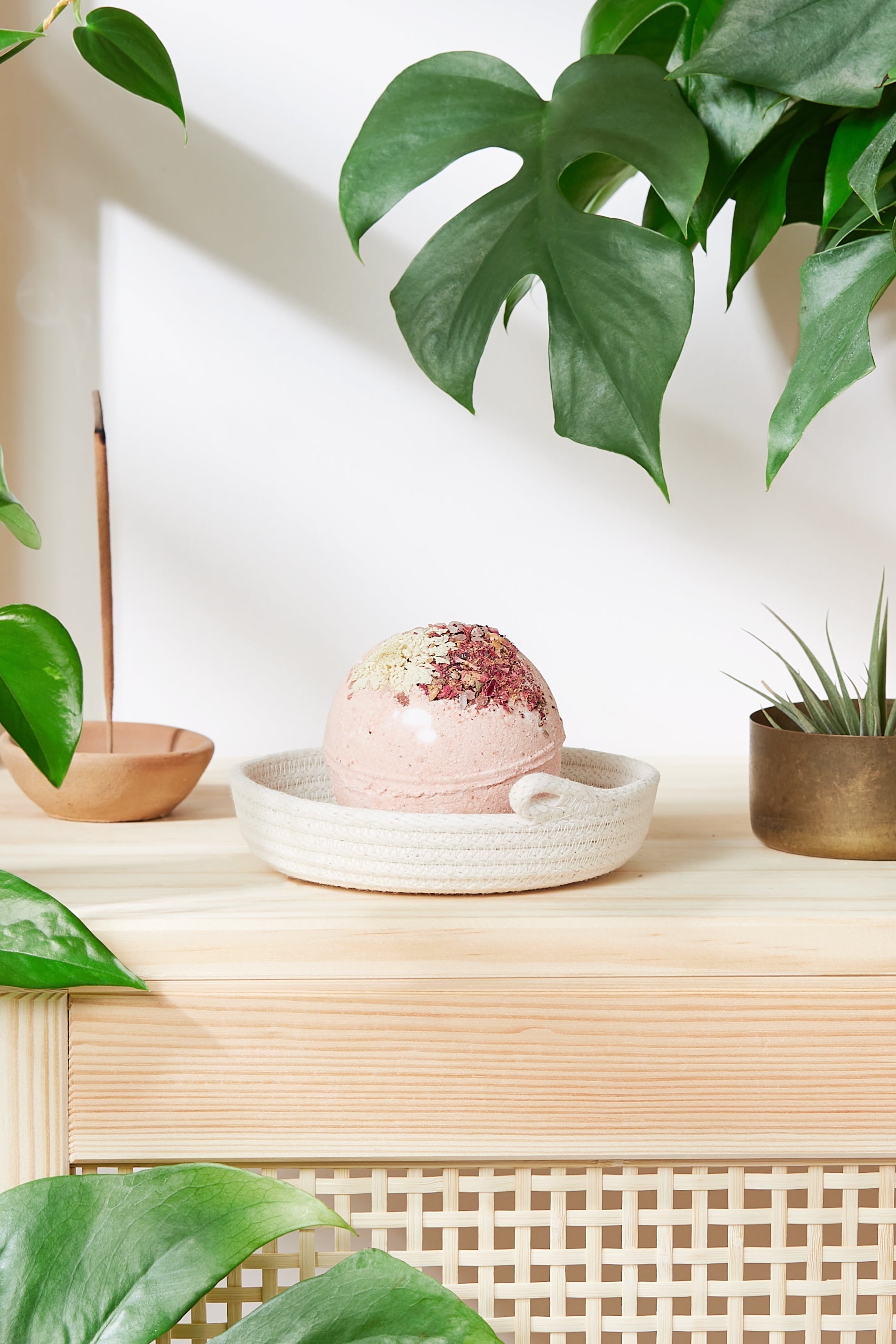 Organic Bath Bomb with Crystal Inside / Crystal Bath Bomb / Organic Bath Bomb by Butter Me Up Organics