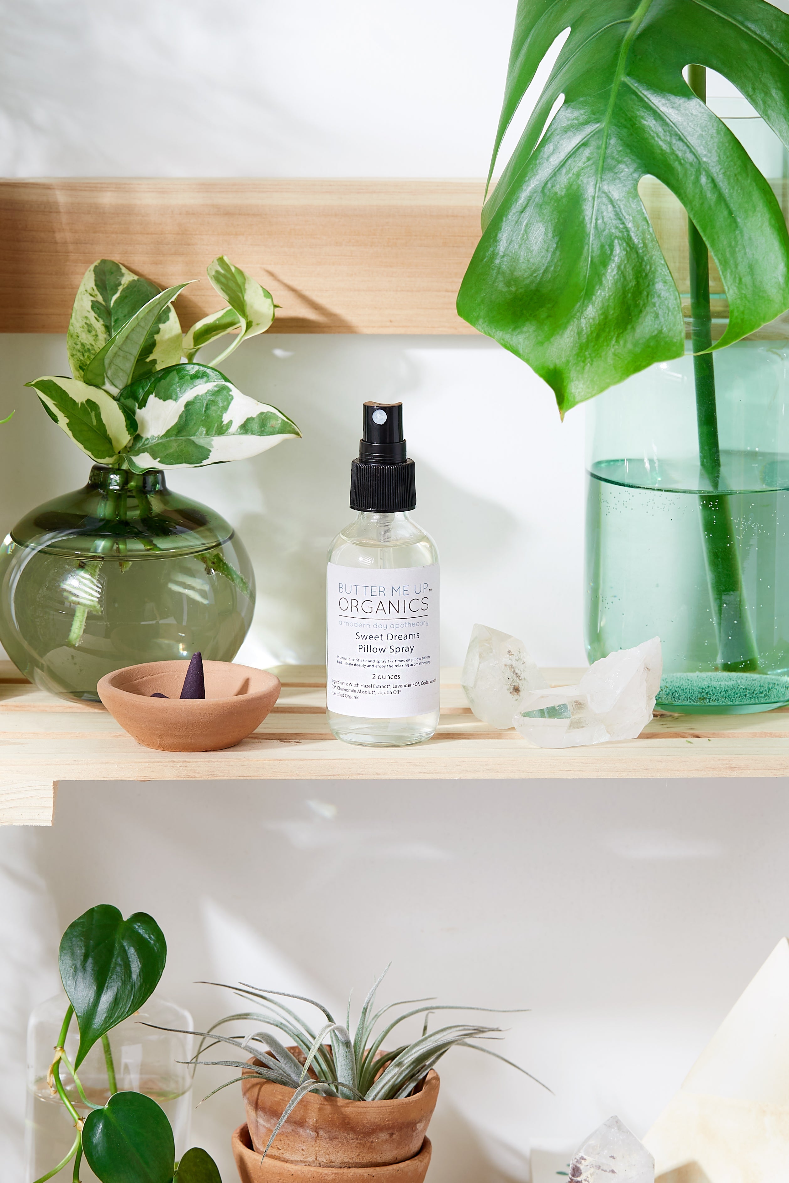 Organic Pillow Mist / Aromatherapy / Relaxing Essential Oils / Gentle Sleep / Butter Me Up Organics by Butter Me Up Organics