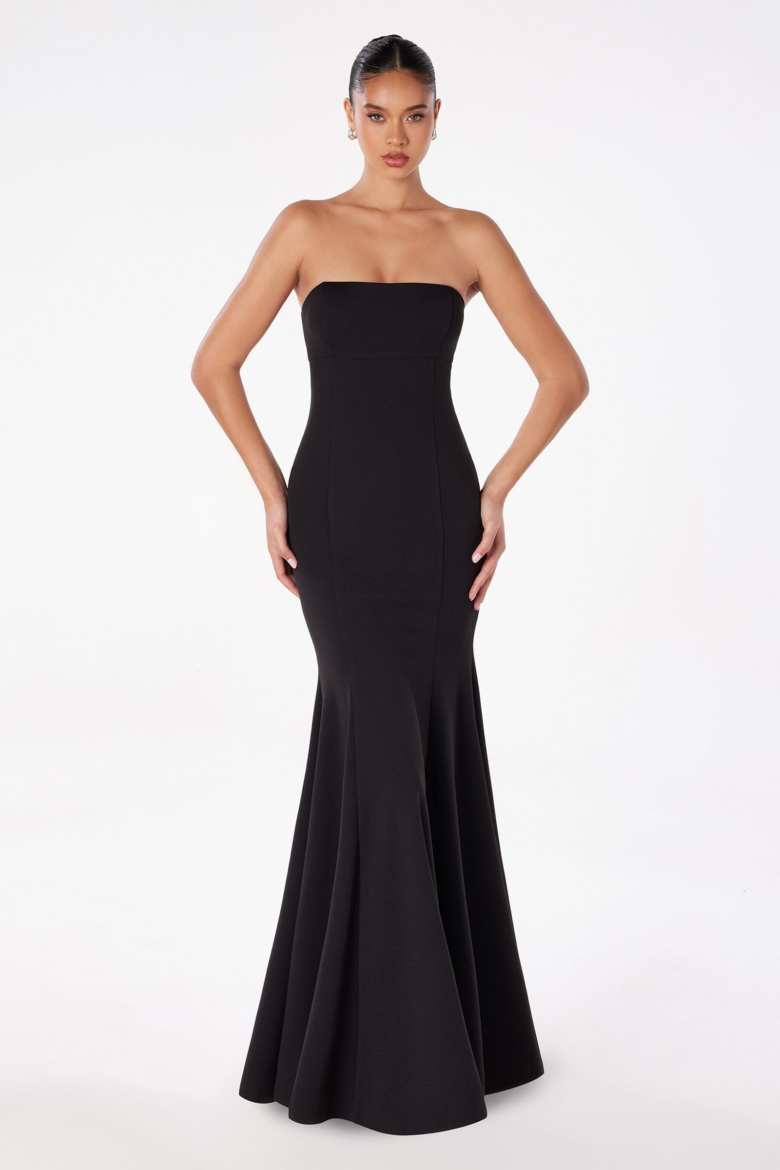 Astee T2010 Fitted Strapless Mermaid Gown by DiscountDressShop